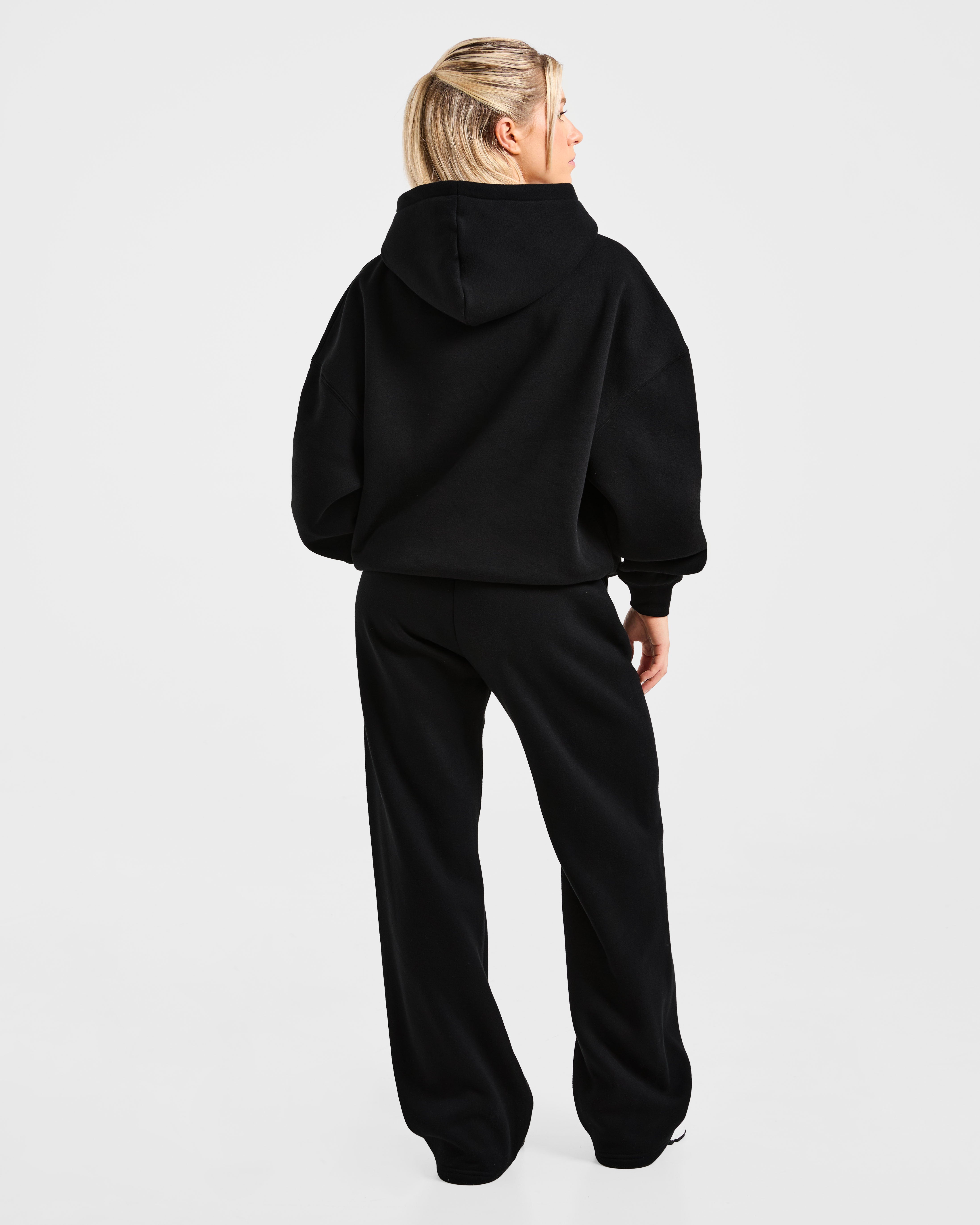 Varsity 2.0 Oversized Hoodie - Noir