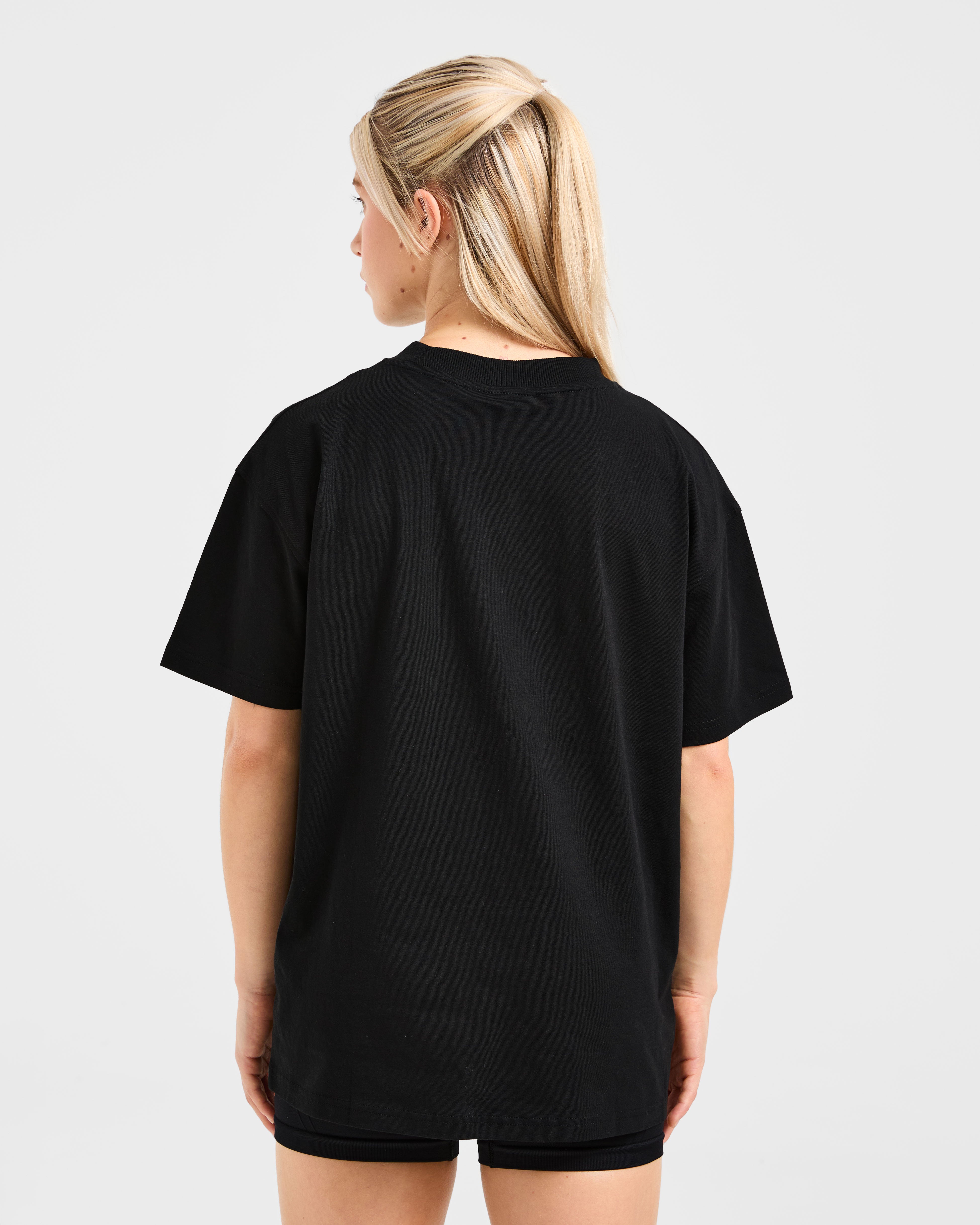 Varsity 2.0 Oversized T Shirt - Noir