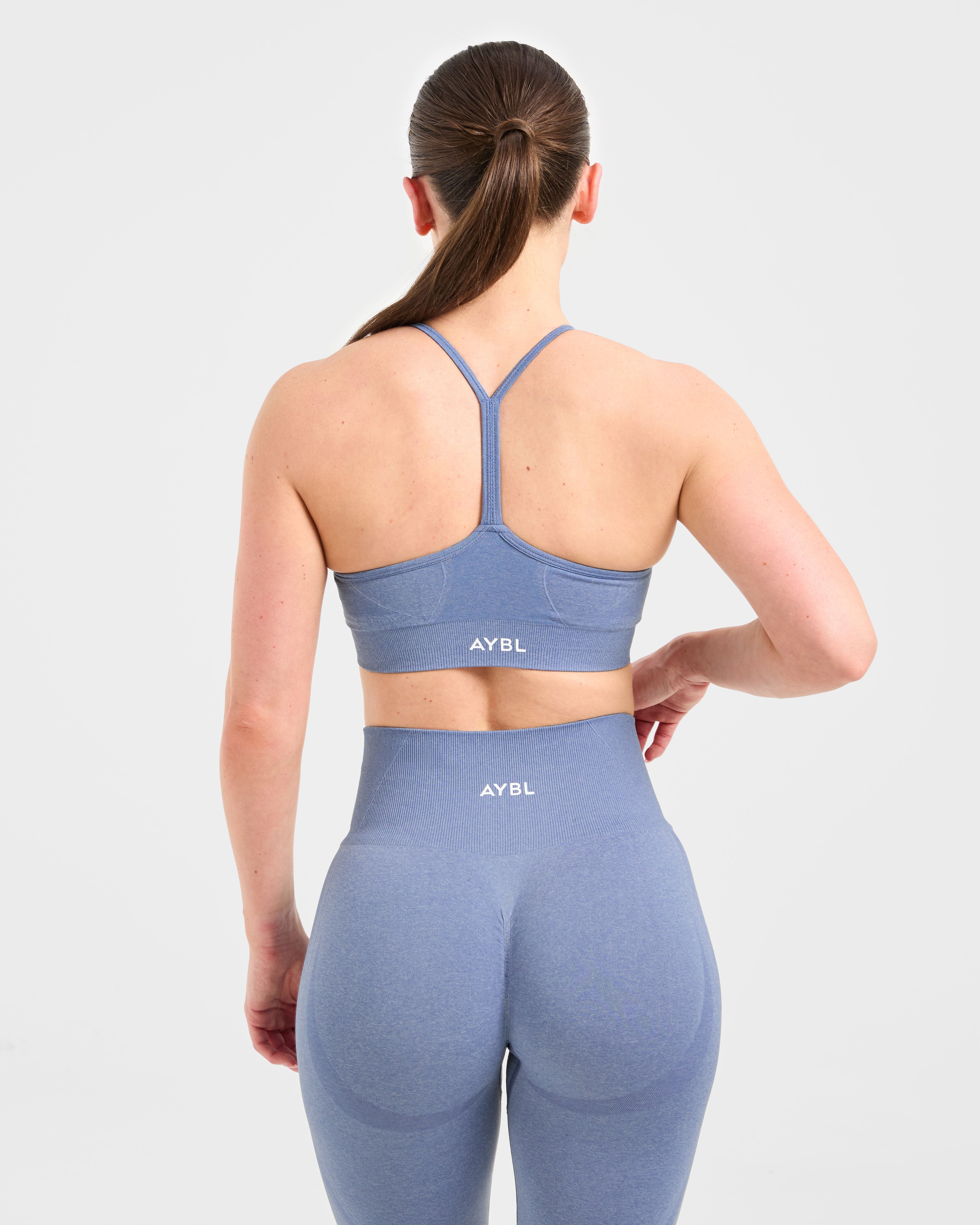 Empower Seamless Sports Bra - Bleu Marl