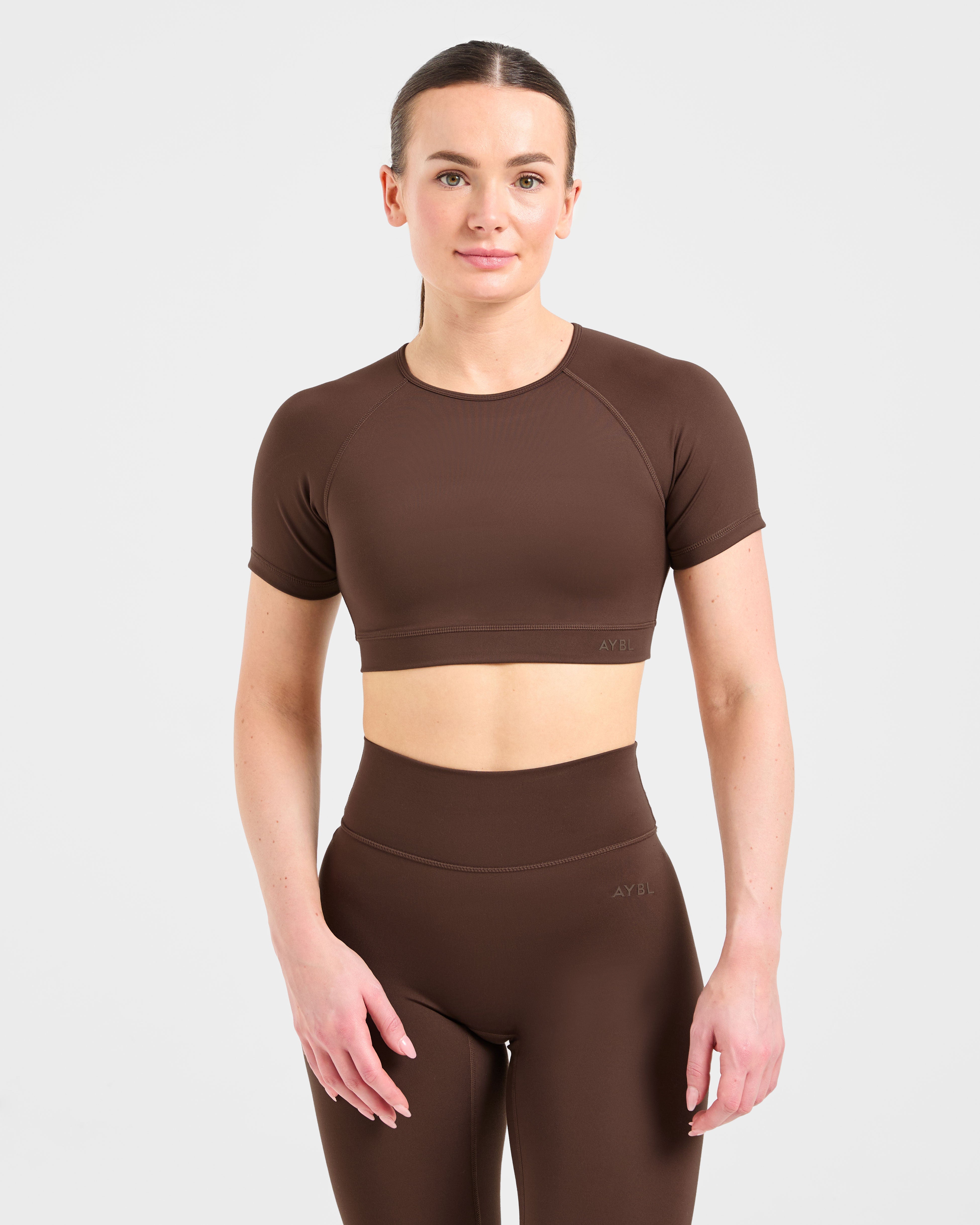 Staple Crop Top - Marron