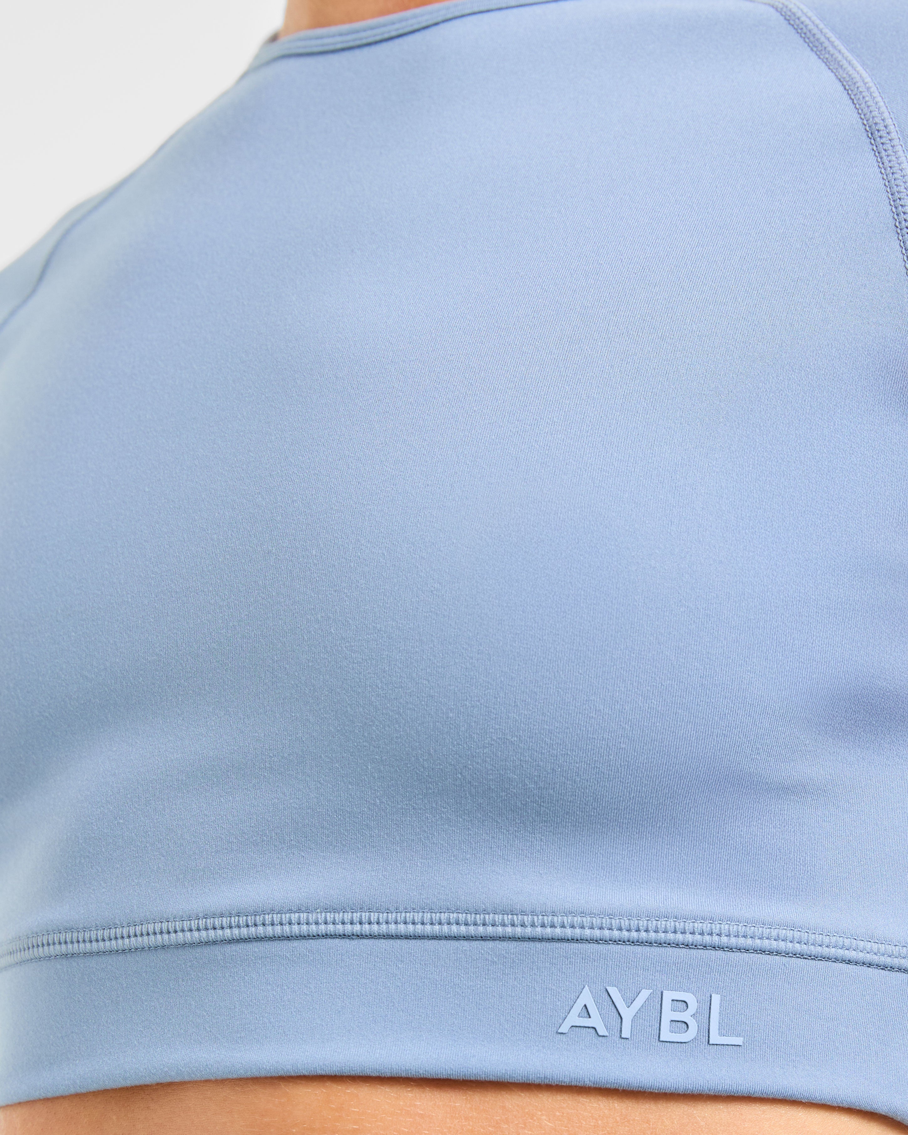 Staple Crop Top - Slate Bleu