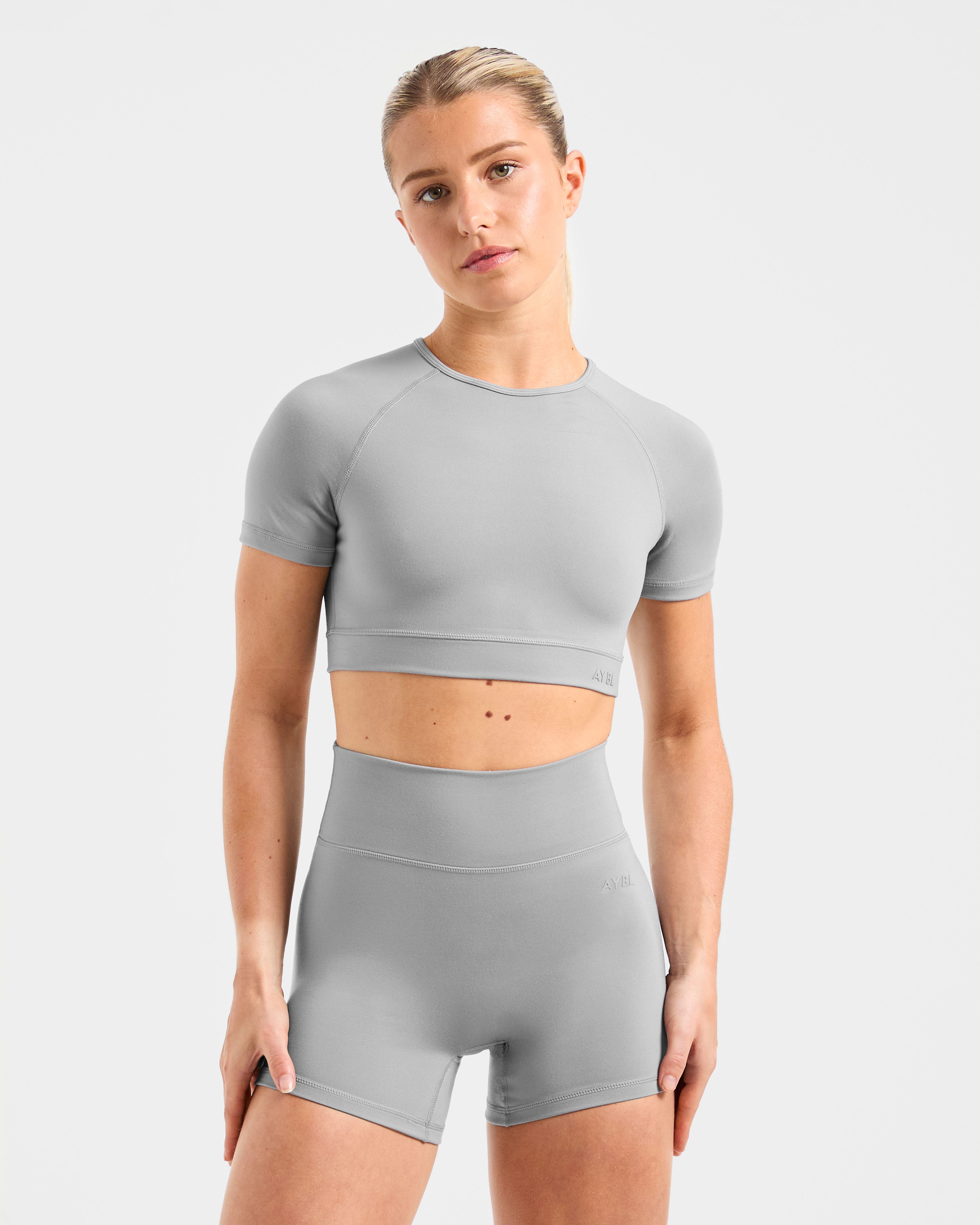 Staple Crop Top - Gris