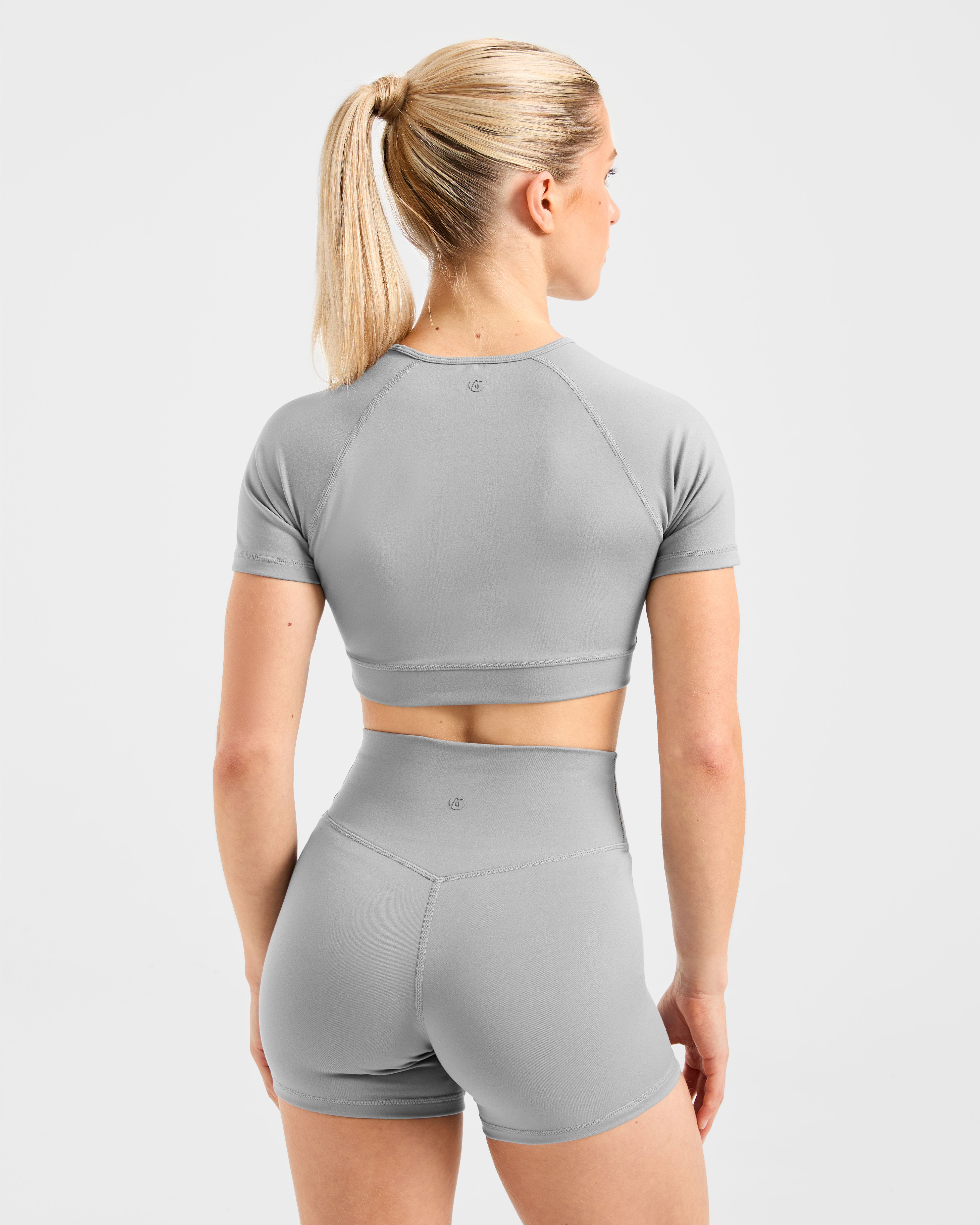 Staple Crop Top - Gris