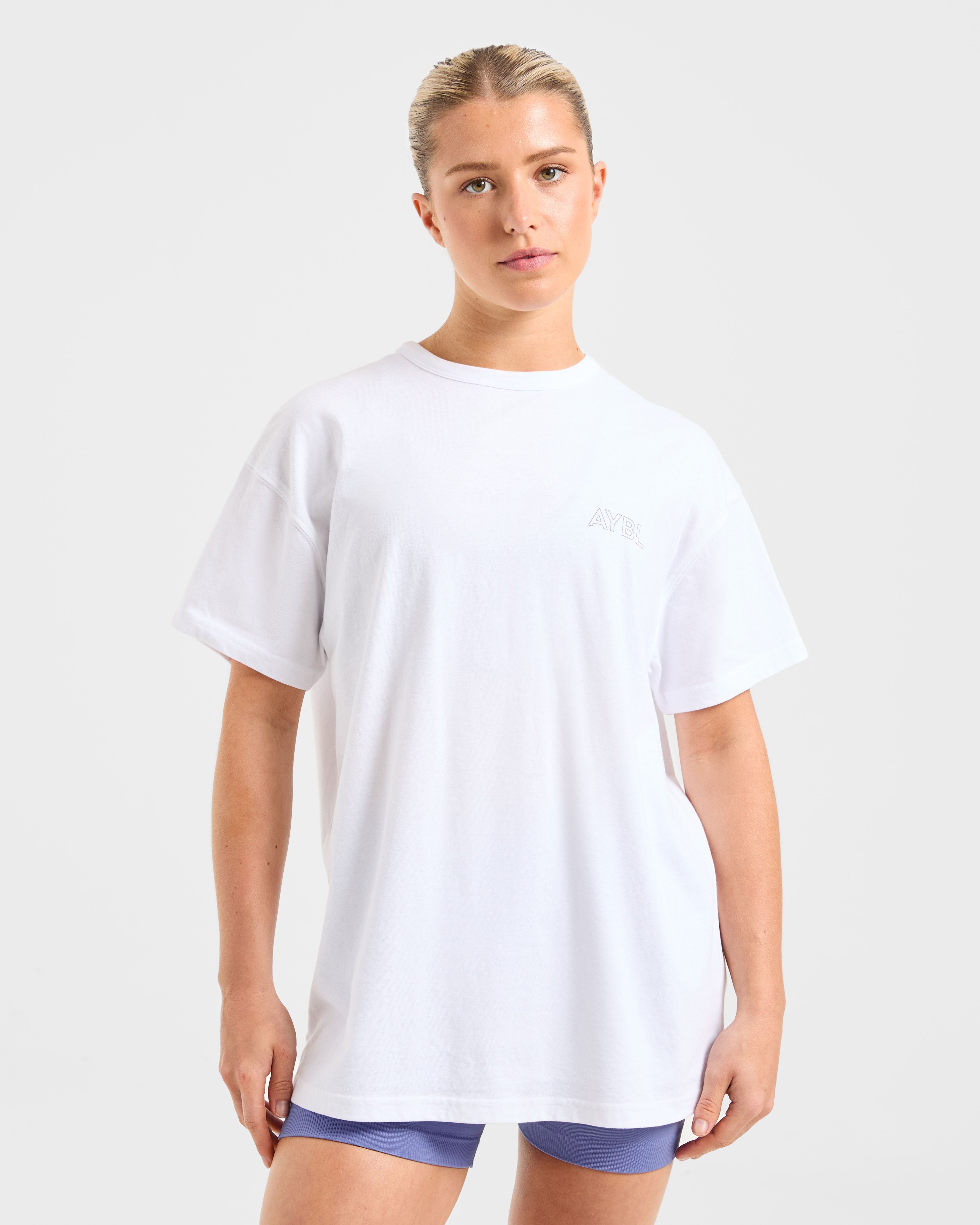 AYBL Athletics Oversized T Shirt - Blanc