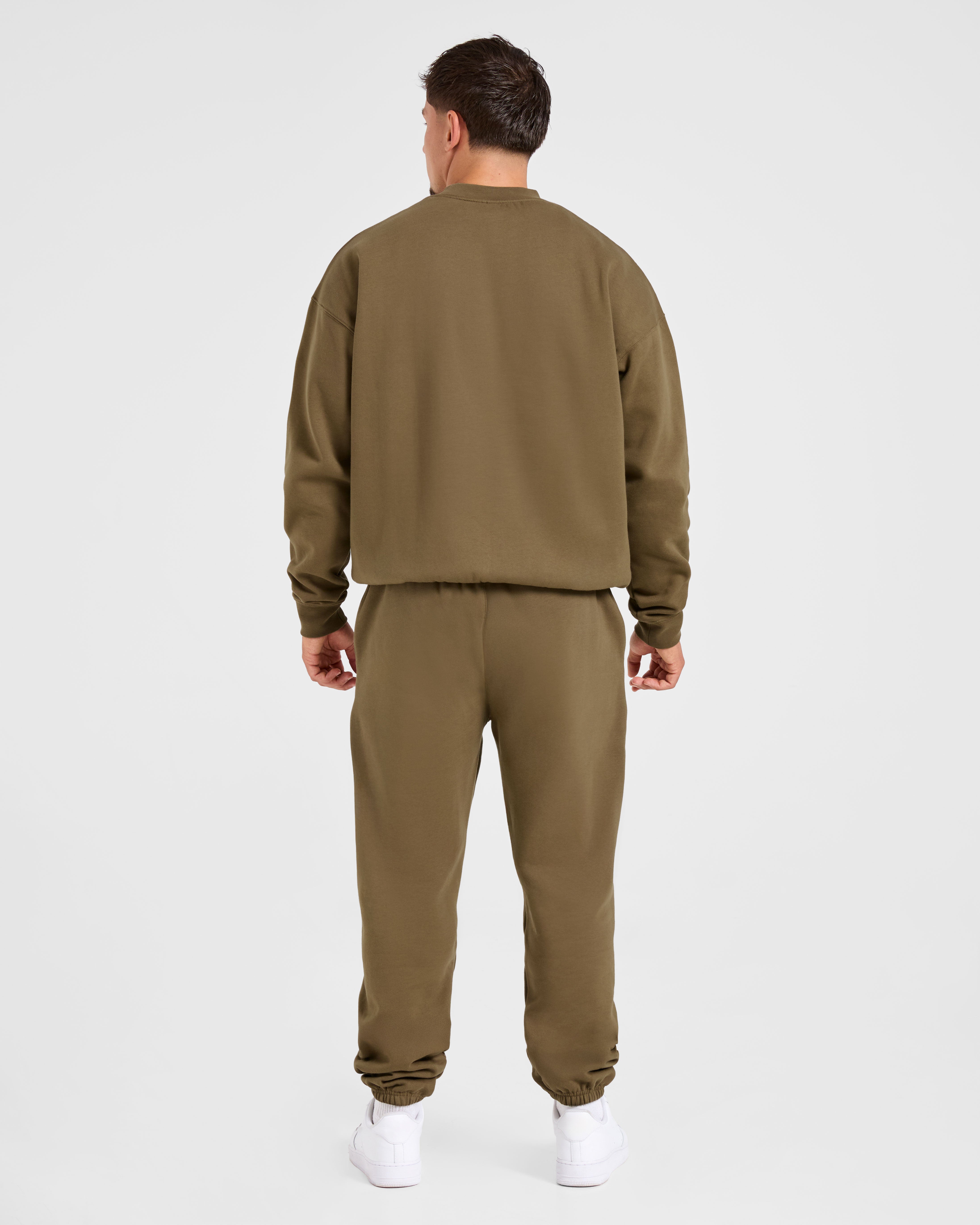 Essential Oversized Sweater - Olive Vert