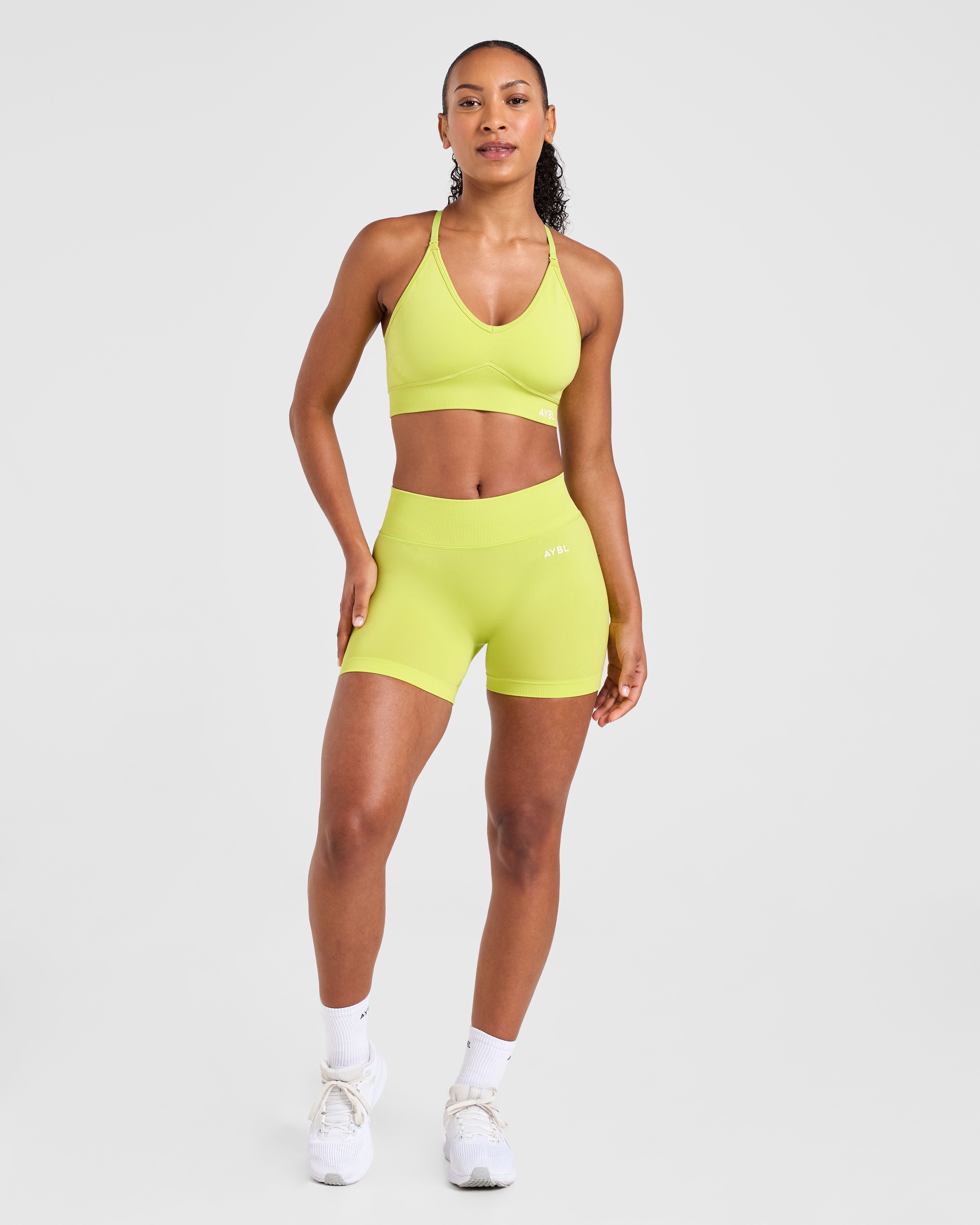 Adapt Seamless Shorts - Lime Vert