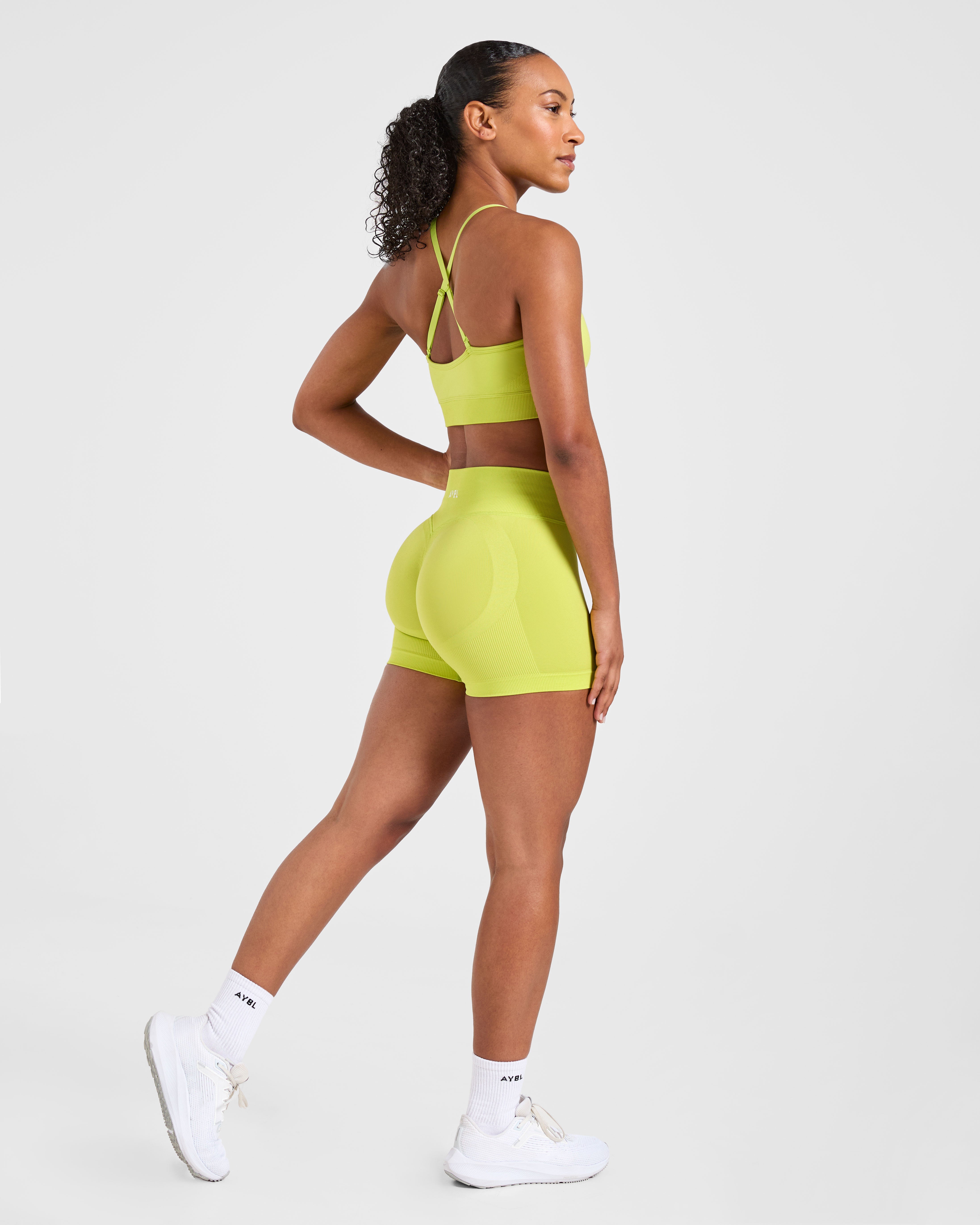 Adapt Seamless Shorts - Lime Vert