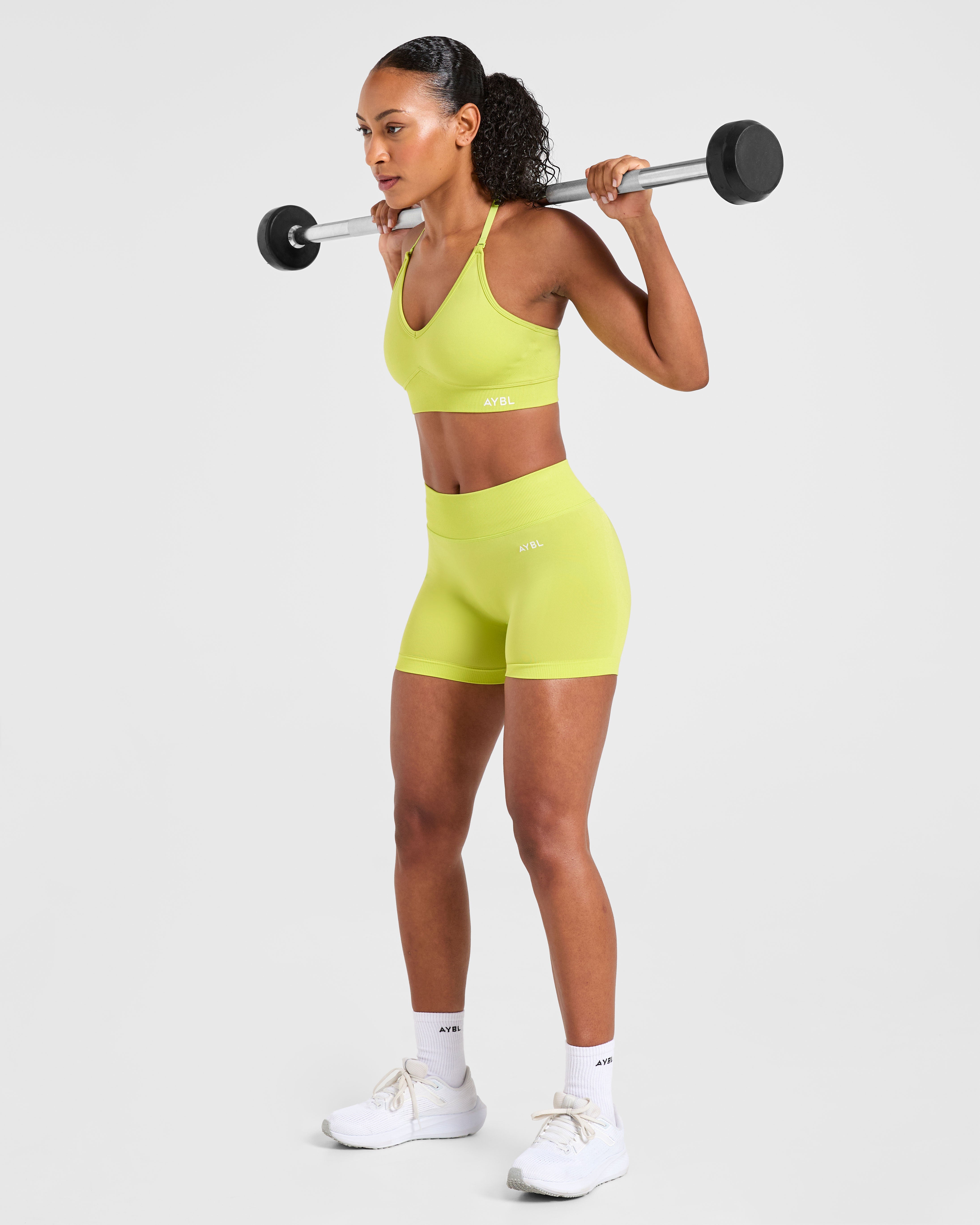 Adapt Seamless Shorts - Lime Vert
