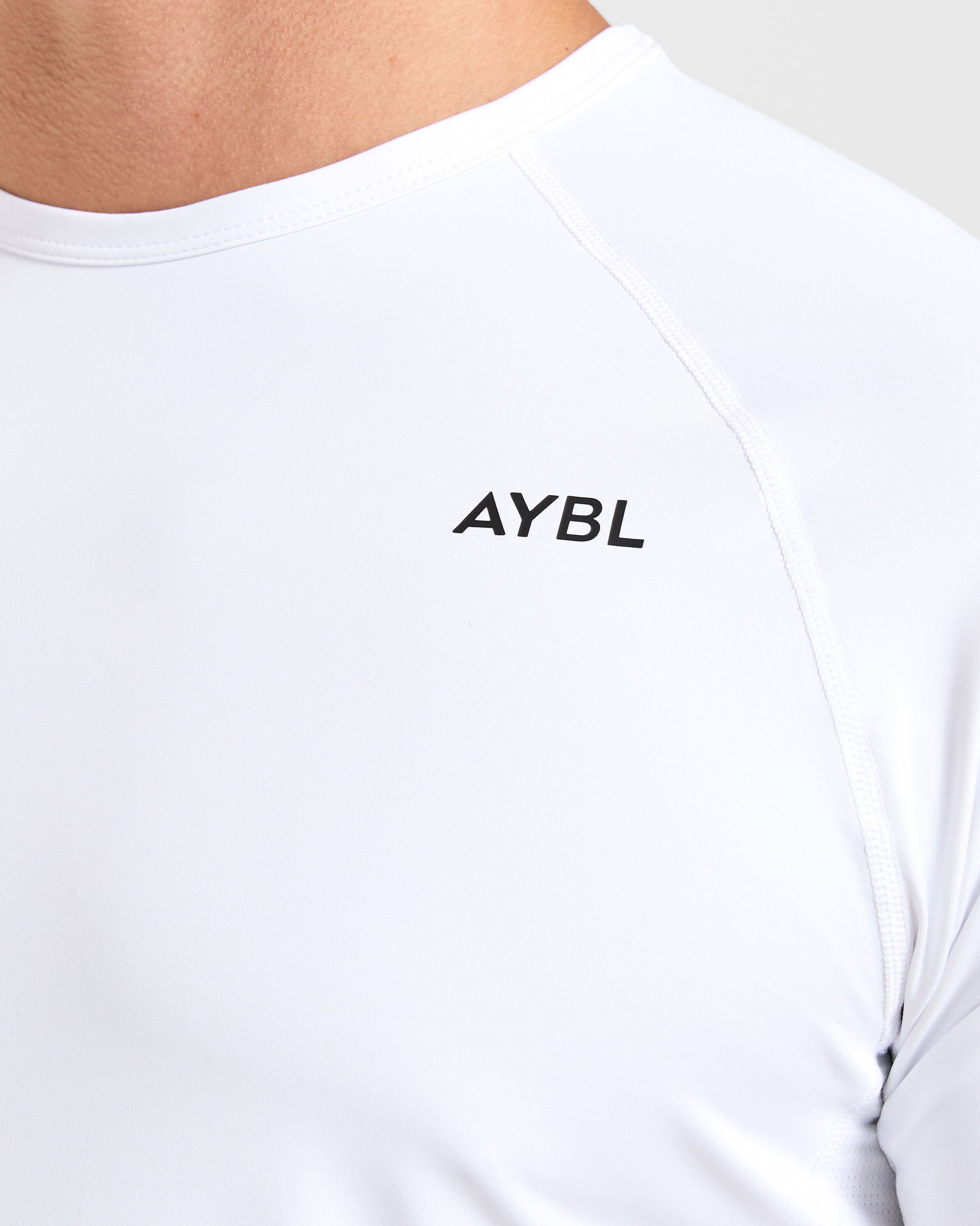 Compression Relaxed T Shirt - Blanc