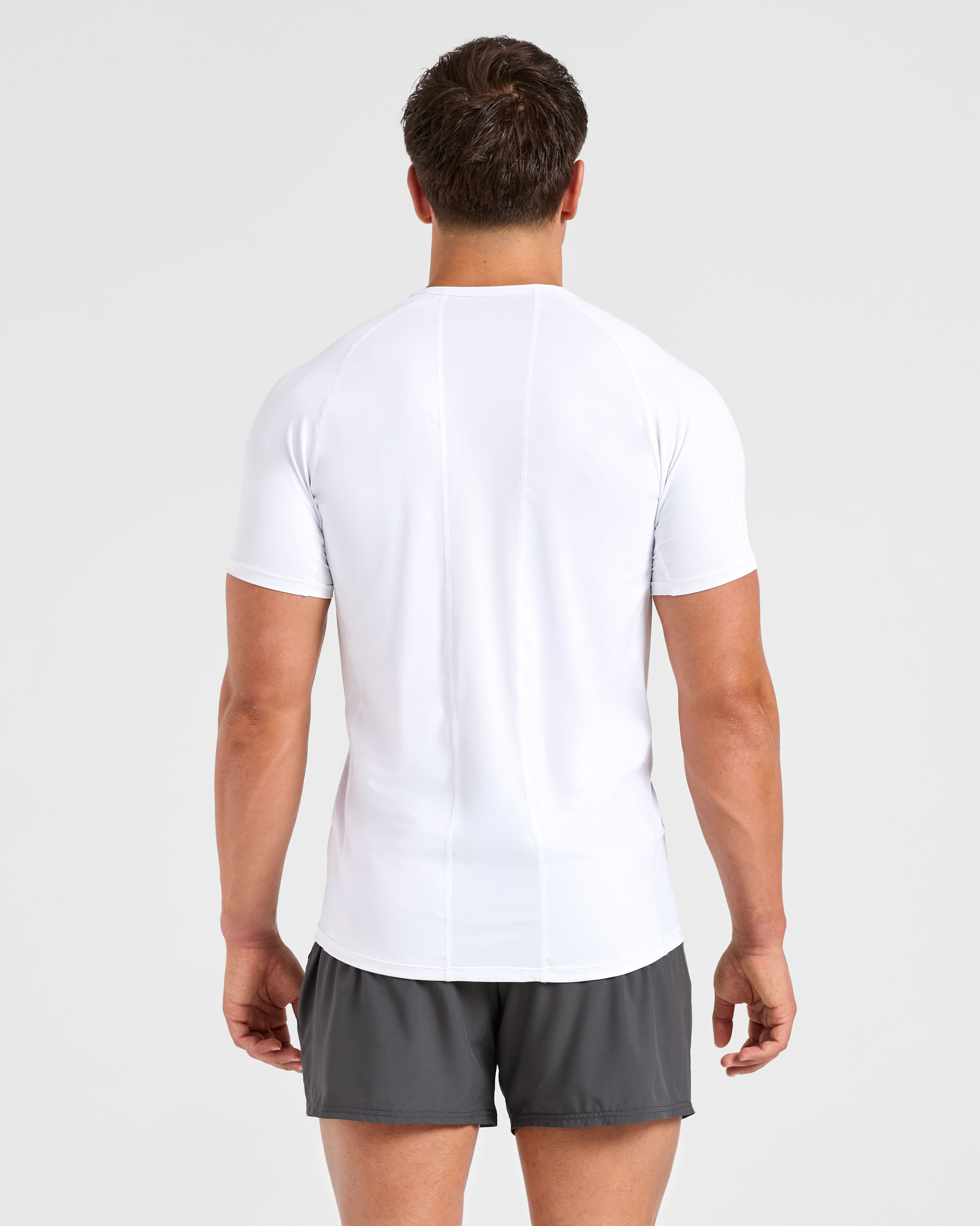 Compression Relaxed T Shirt - Blanc