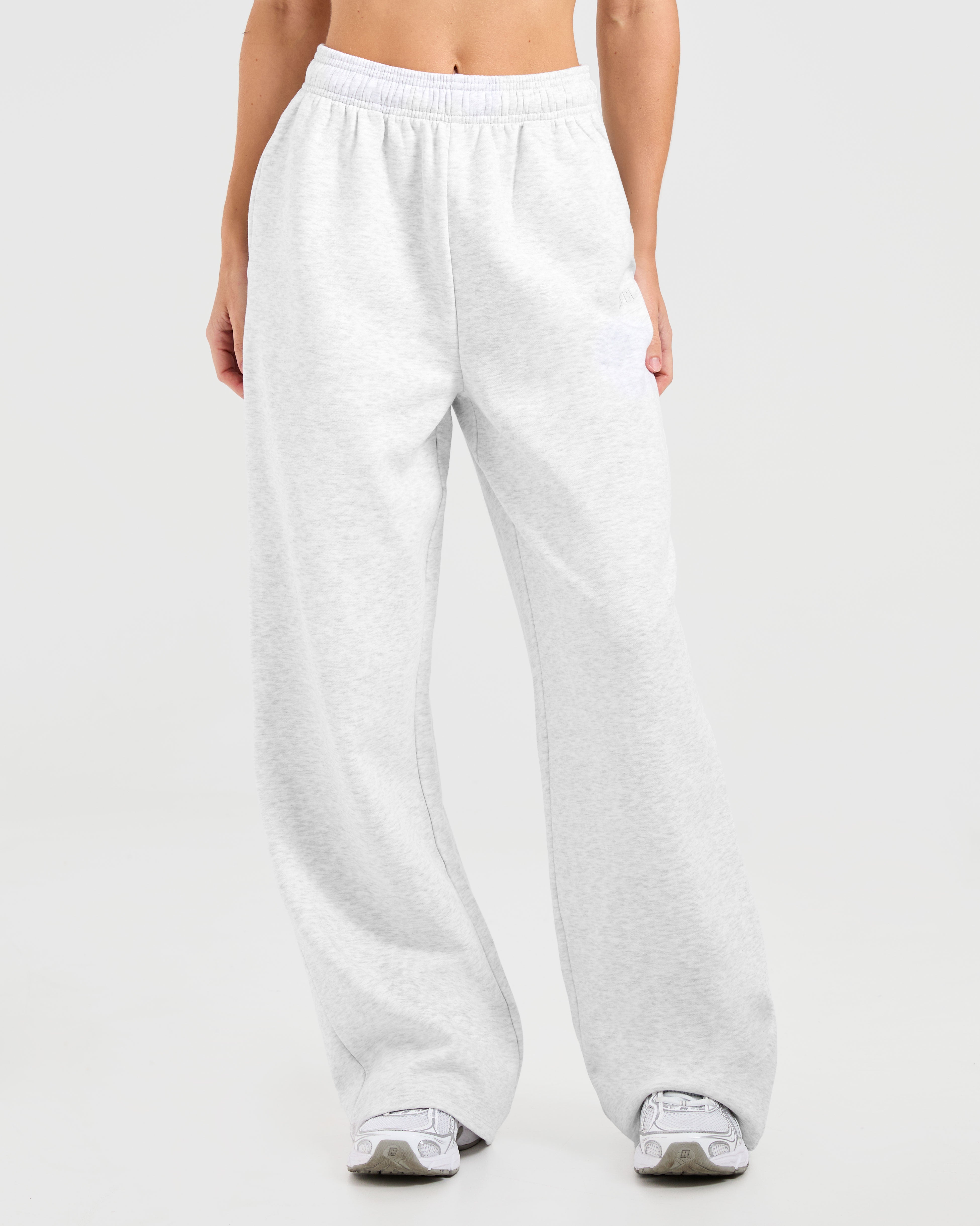 Lifestyle Oversized Straight Leg Joggers - Heather Gris