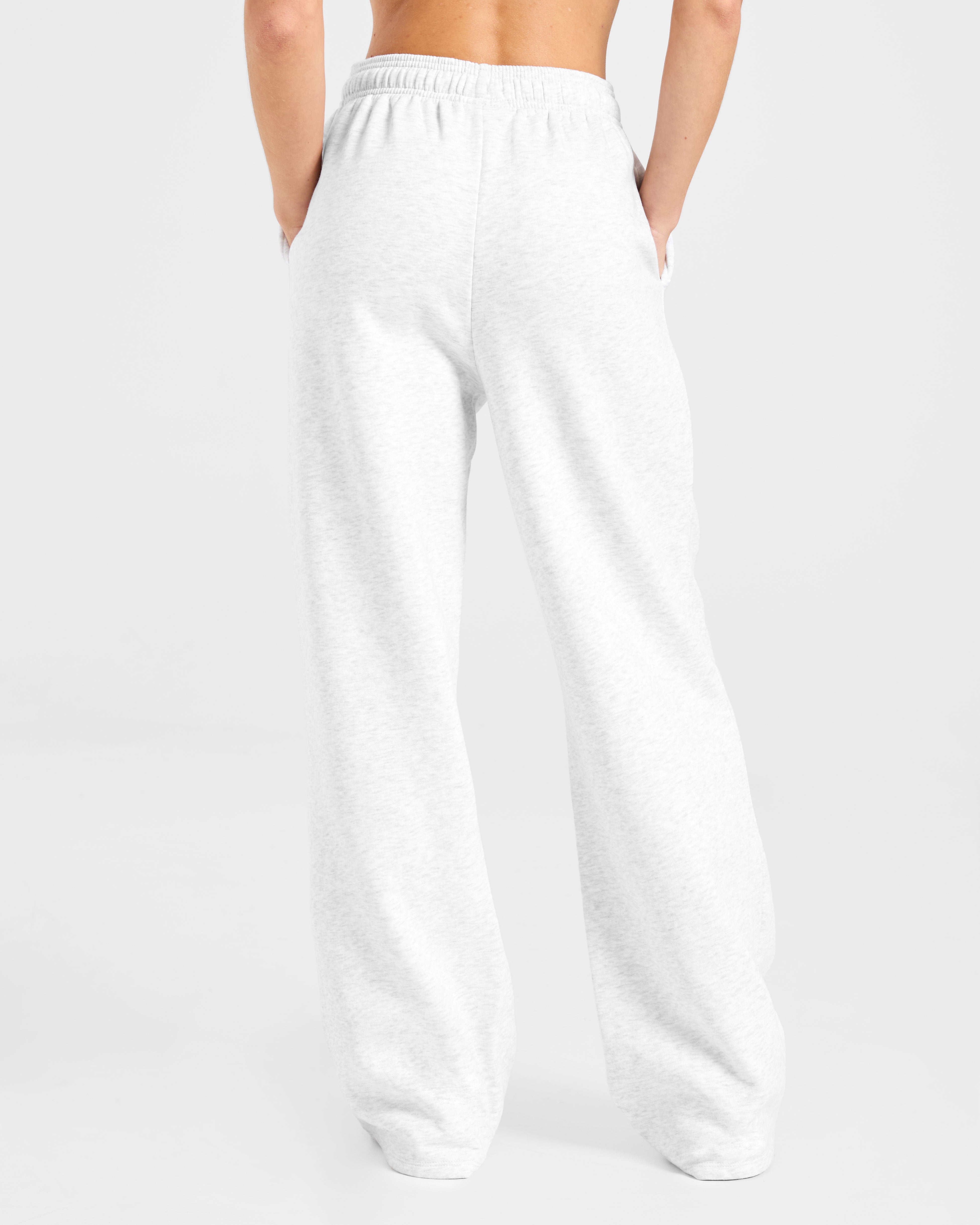 Lifestyle Oversized Straight Leg Joggers - Heather Gris