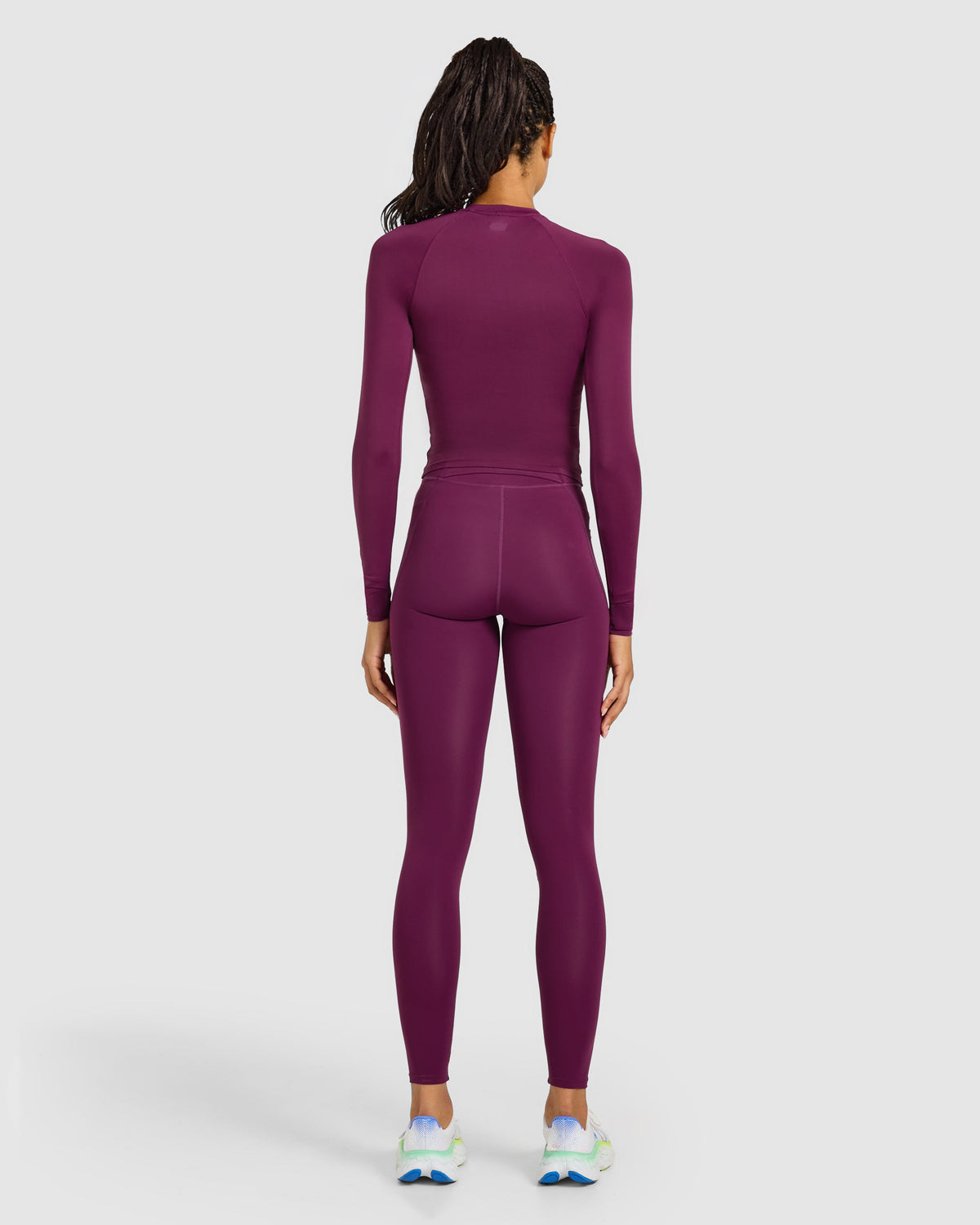 Run Pocket Leggings - Plum