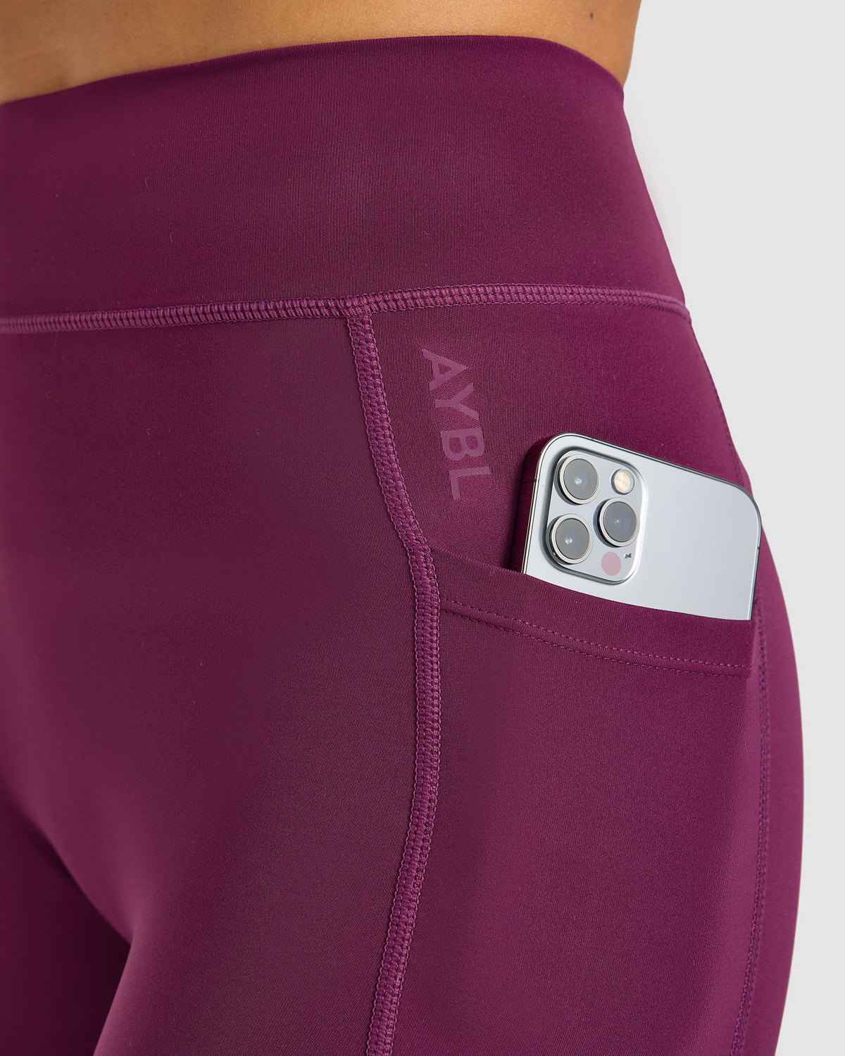 Run Pocket Leggings - Plum