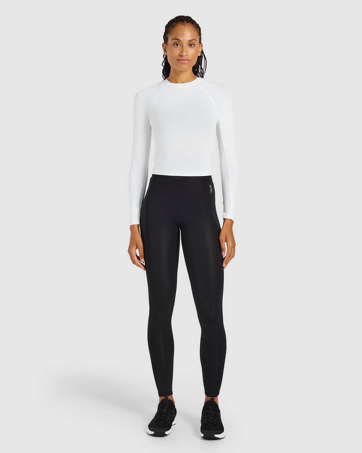 Run Long Sleeve Base Layer - Blanc