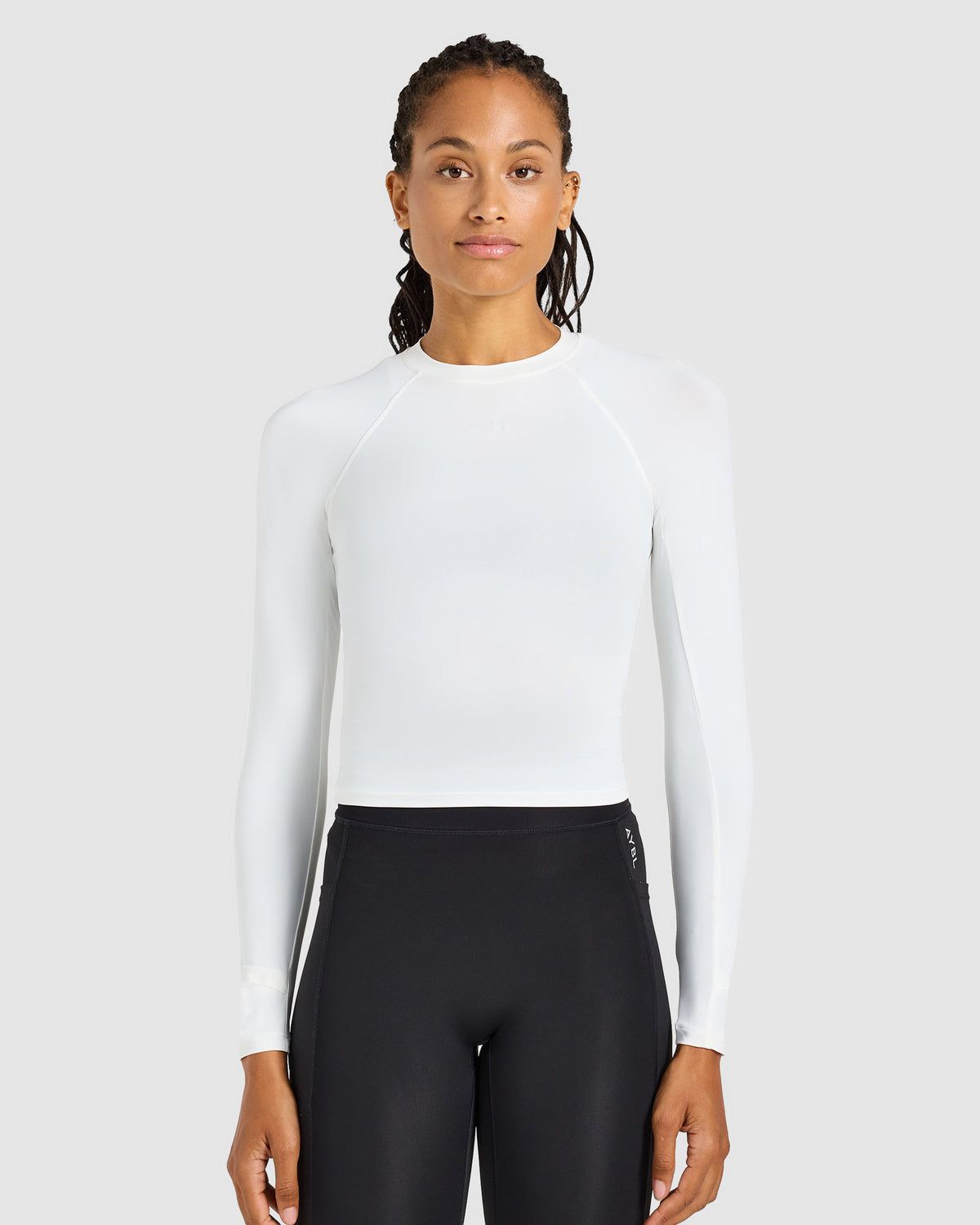 Run Long Sleeve Base Layer - Blanc