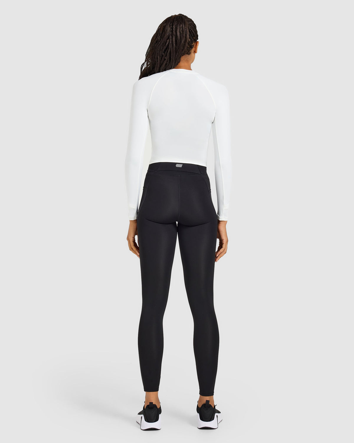 Run Long Sleeve Base Layer - Blanc
