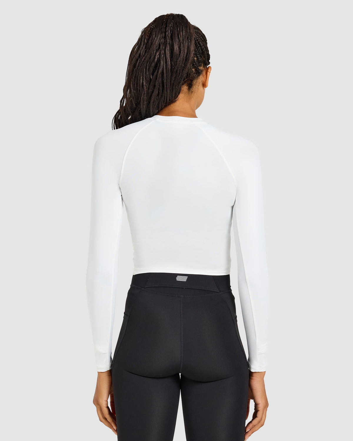 Run Long Sleeve Base Layer - Blanc