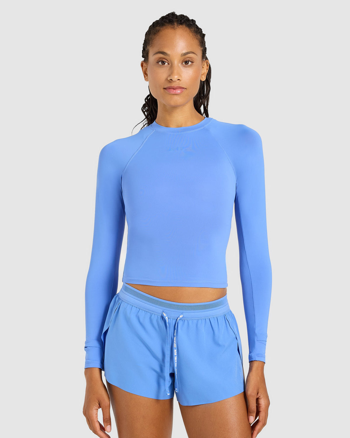 Run Long Sleeve Base Layer - Cornflower Bleu