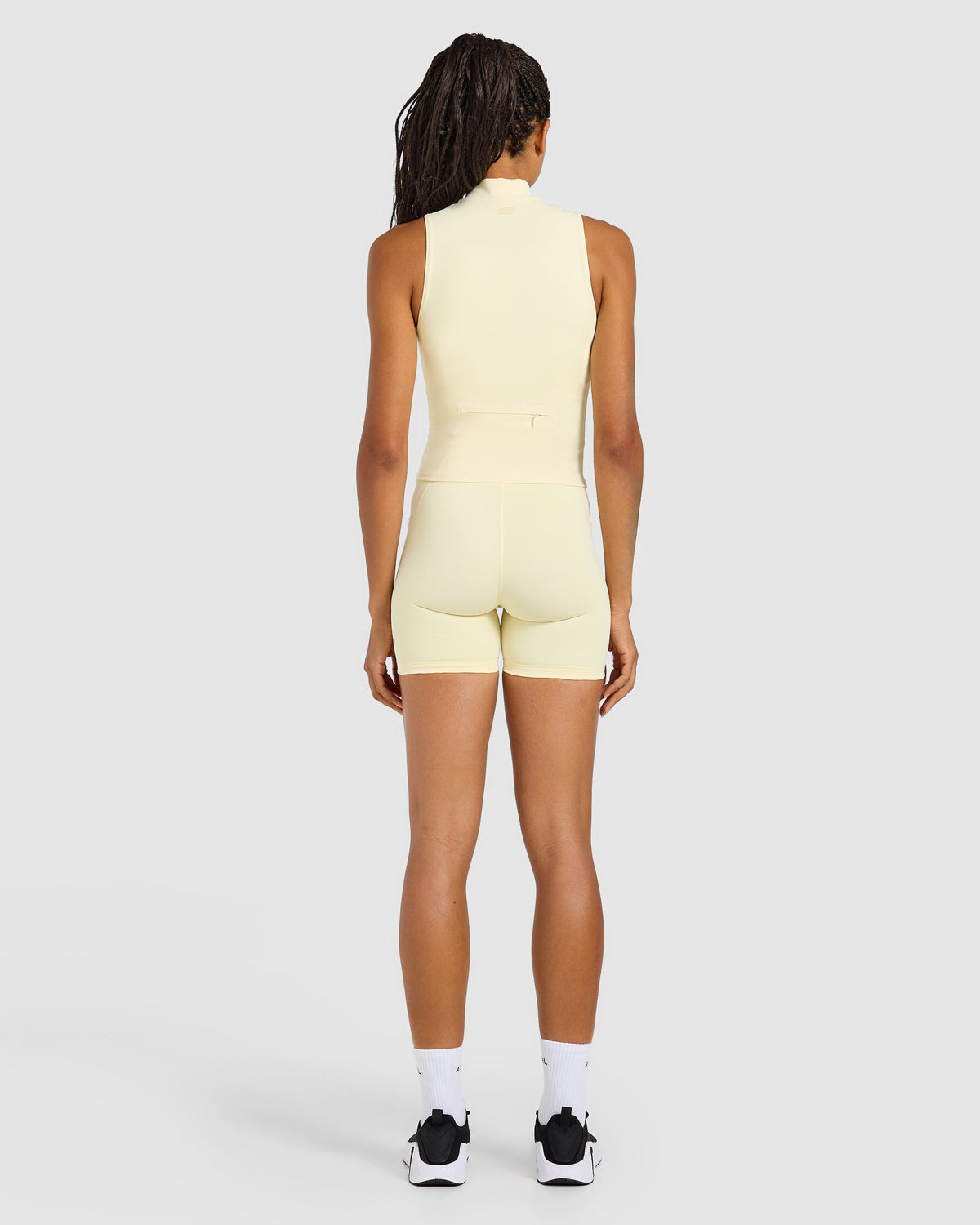Run Sleeveless Zip Up Jacket - Butter Jaune