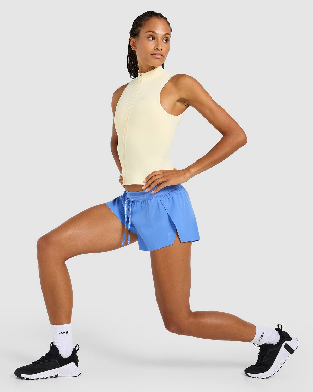 Run Low Rise 3" Shorts - Cornflower Bleu