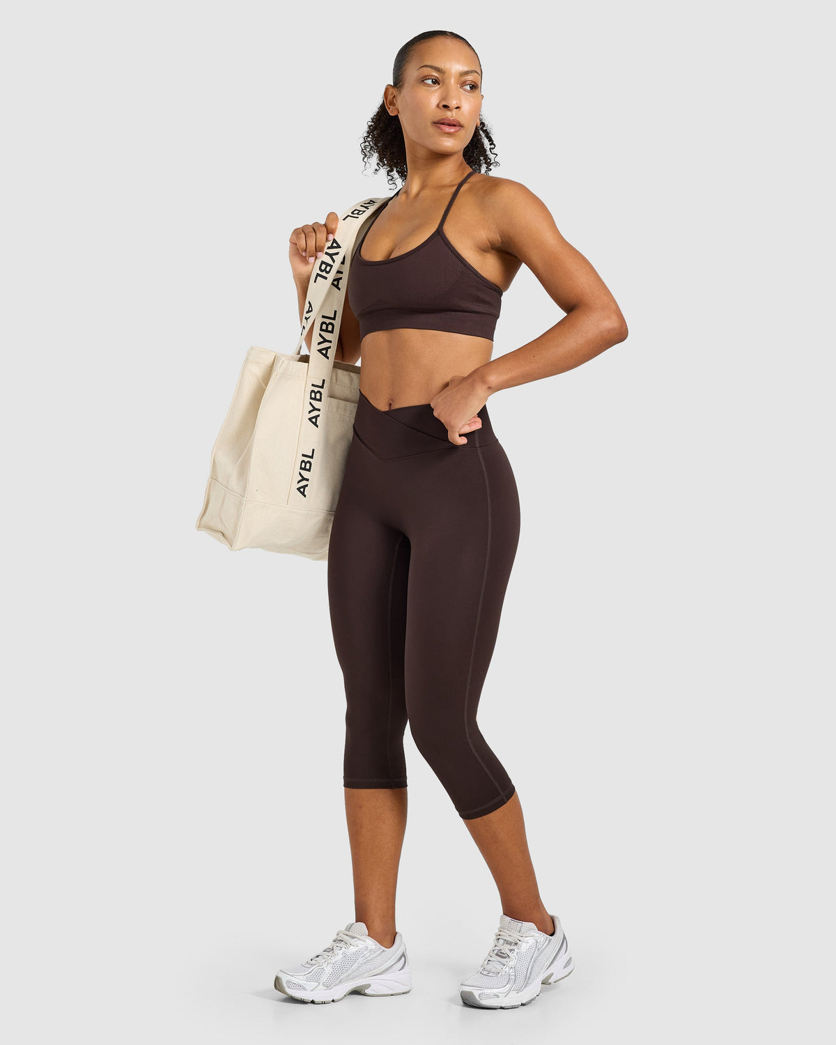 Sculpt Wrap Capri - Cocoa Marron