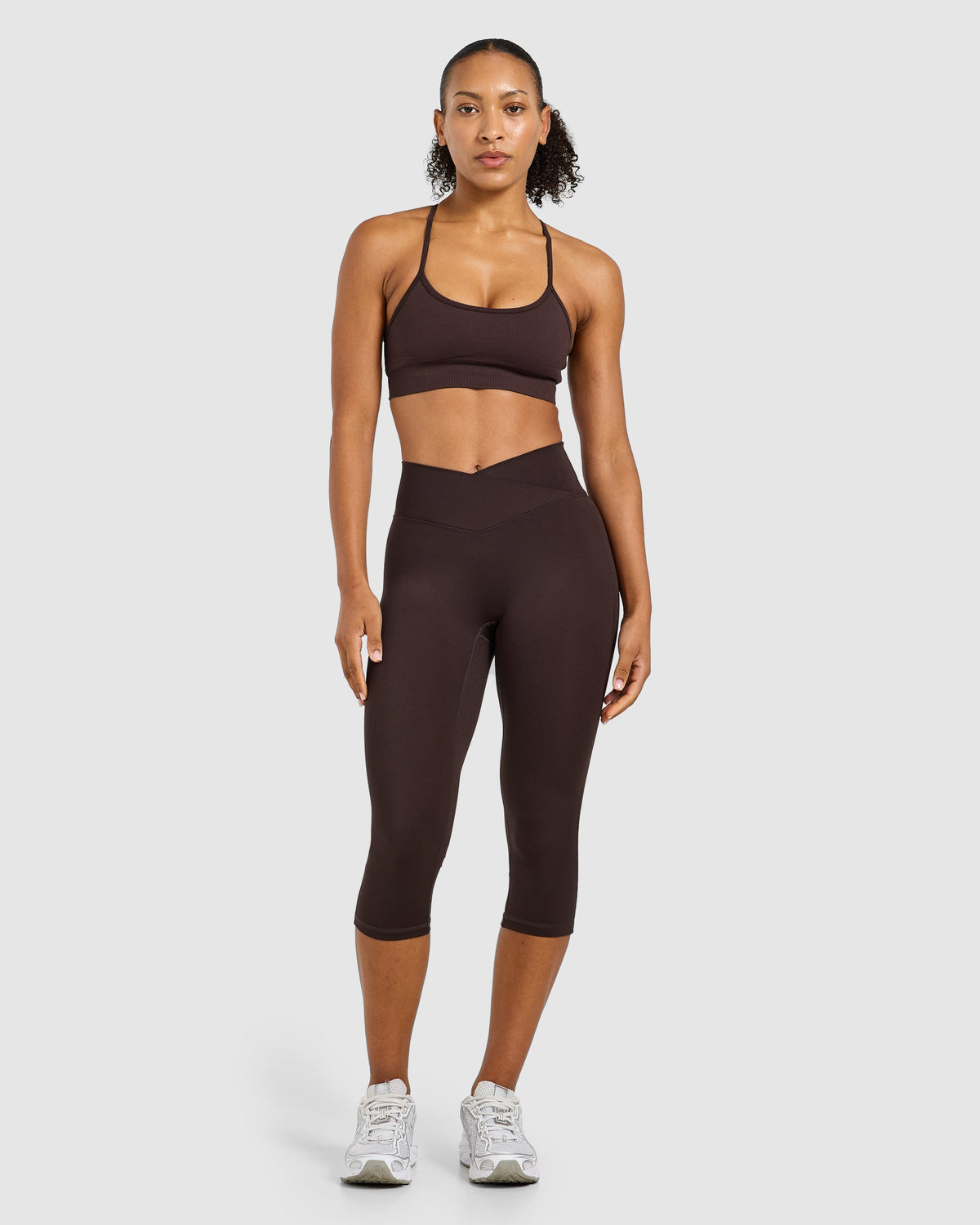Sculpt Wrap Capri - Cocoa Marron