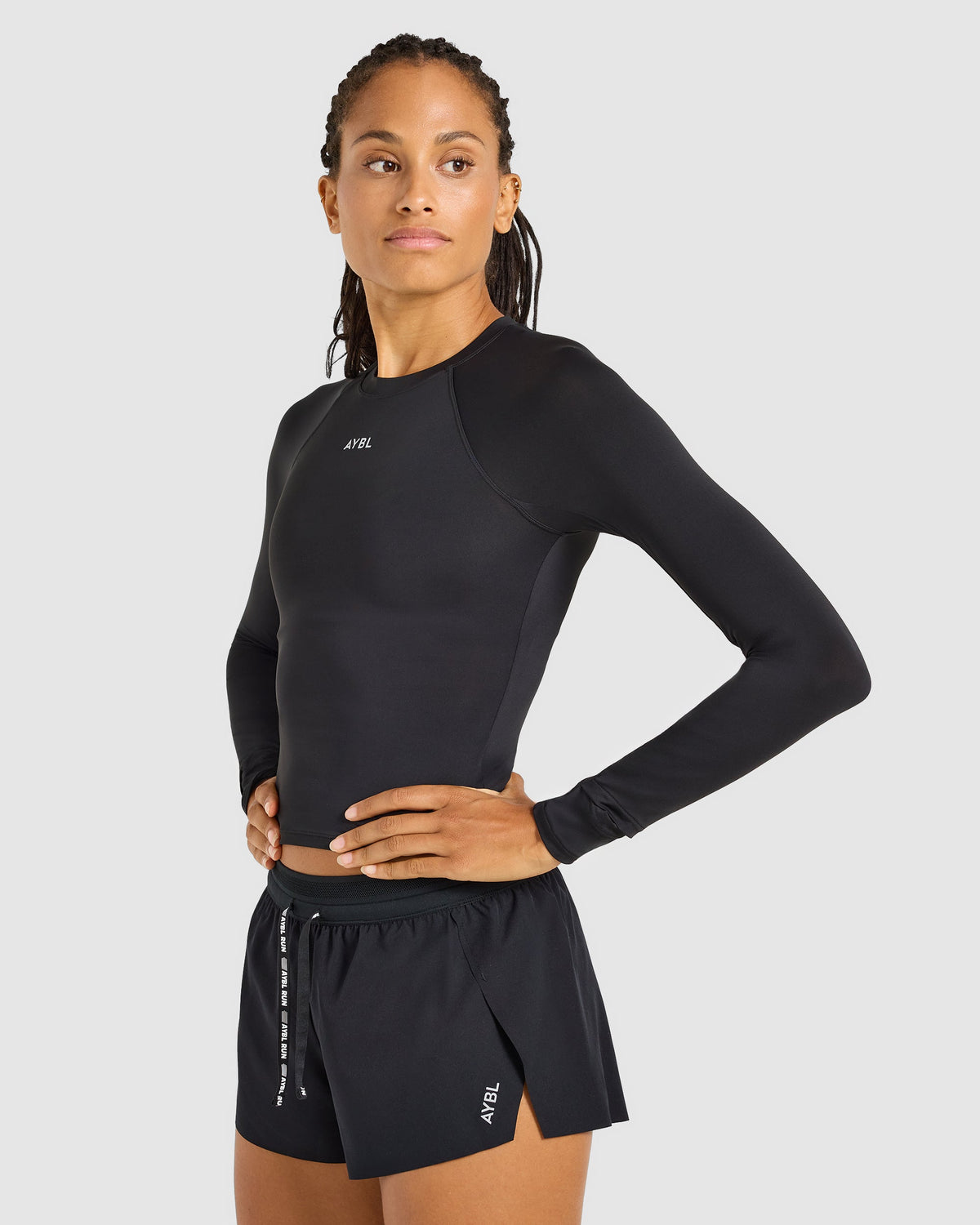 Run Long Sleeve Base Layer - Noir