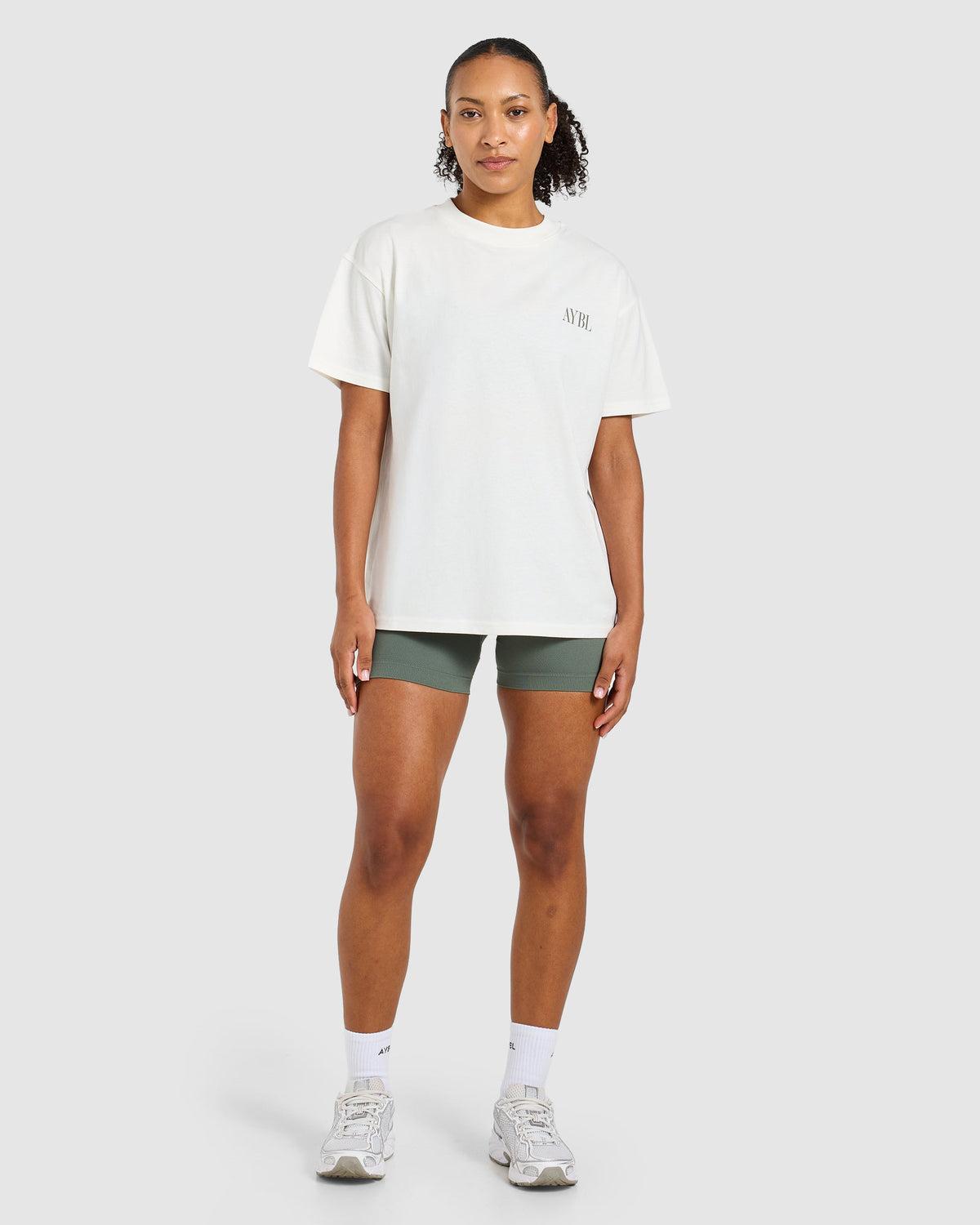 Goddess Of Gains Oversized T Shirt - Off Blanc