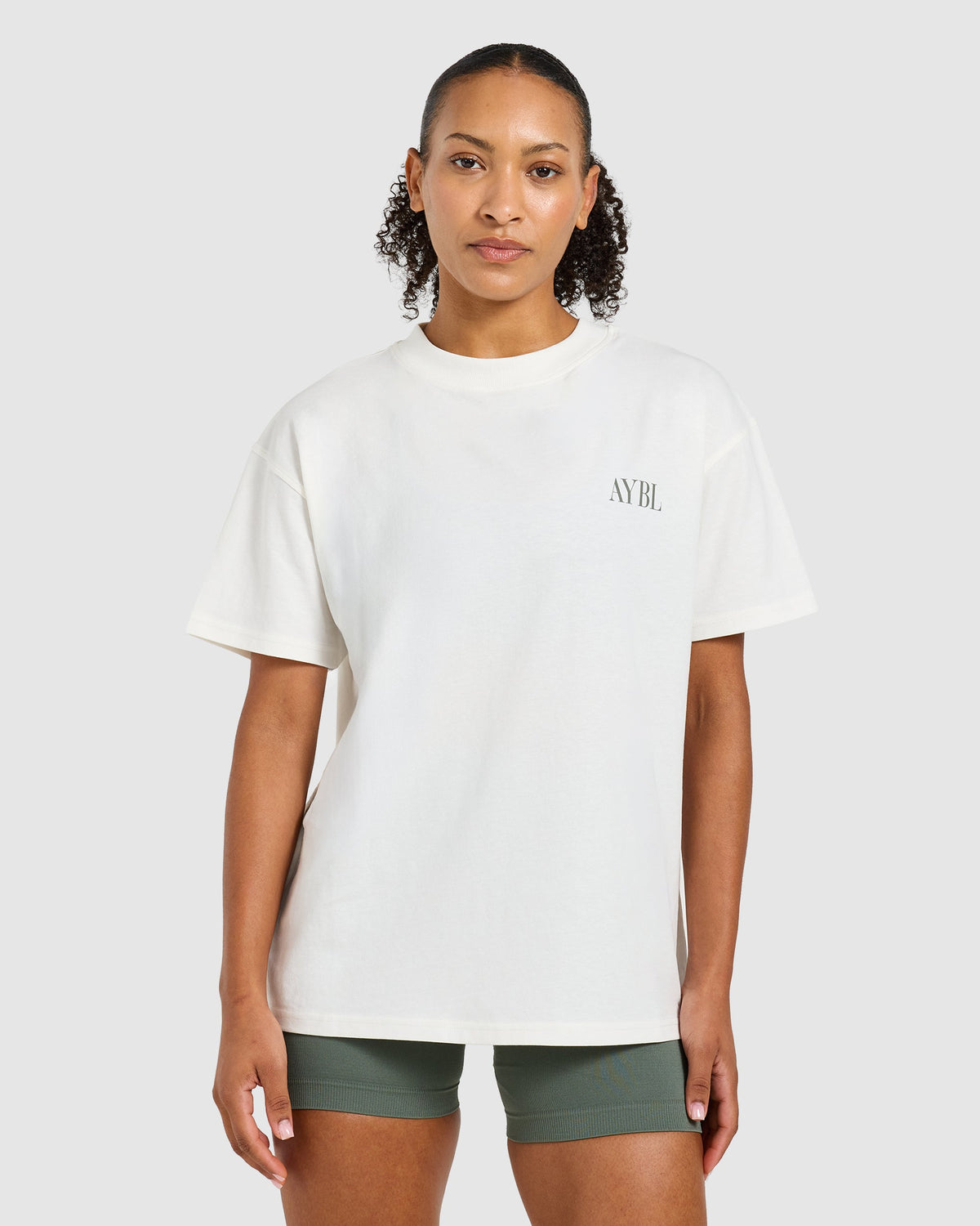 Goddess Of Gains Oversized T Shirt - Off Blanc