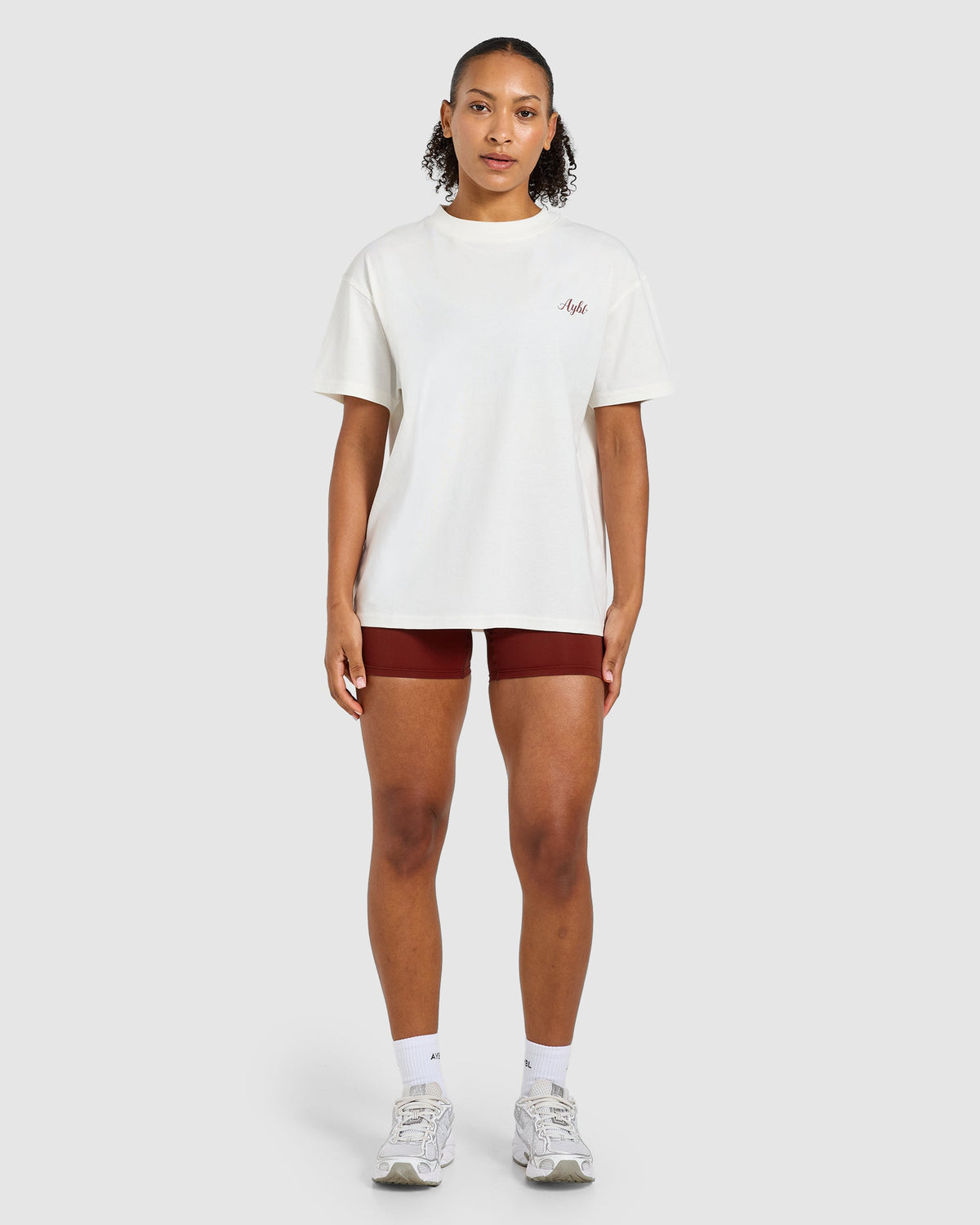 AYBL Gym Oversized T Shirt - Off Blanc