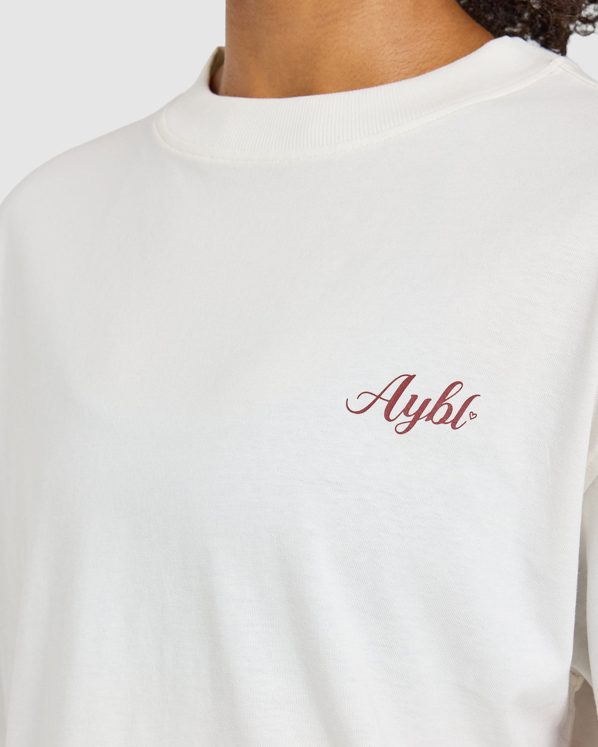 AYBL Gym Oversized T Shirt - Off Blanc