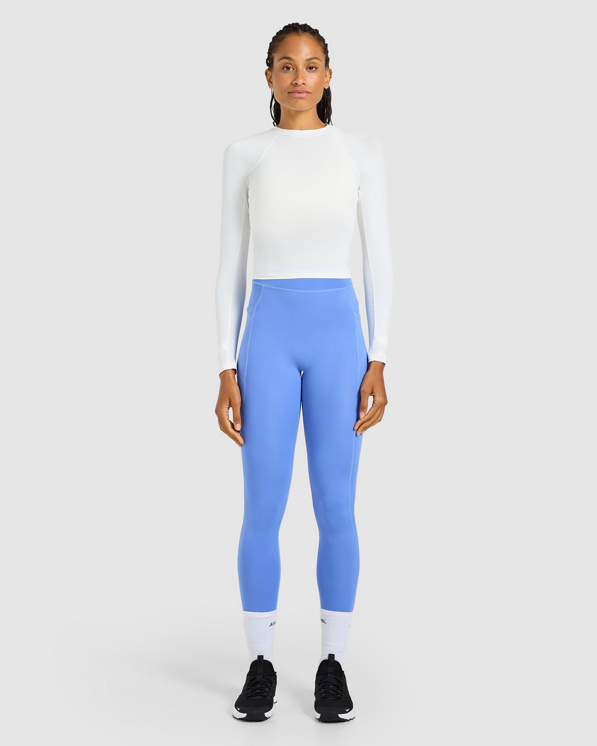 Run Pocket Leggings - Cornflower Bleu
