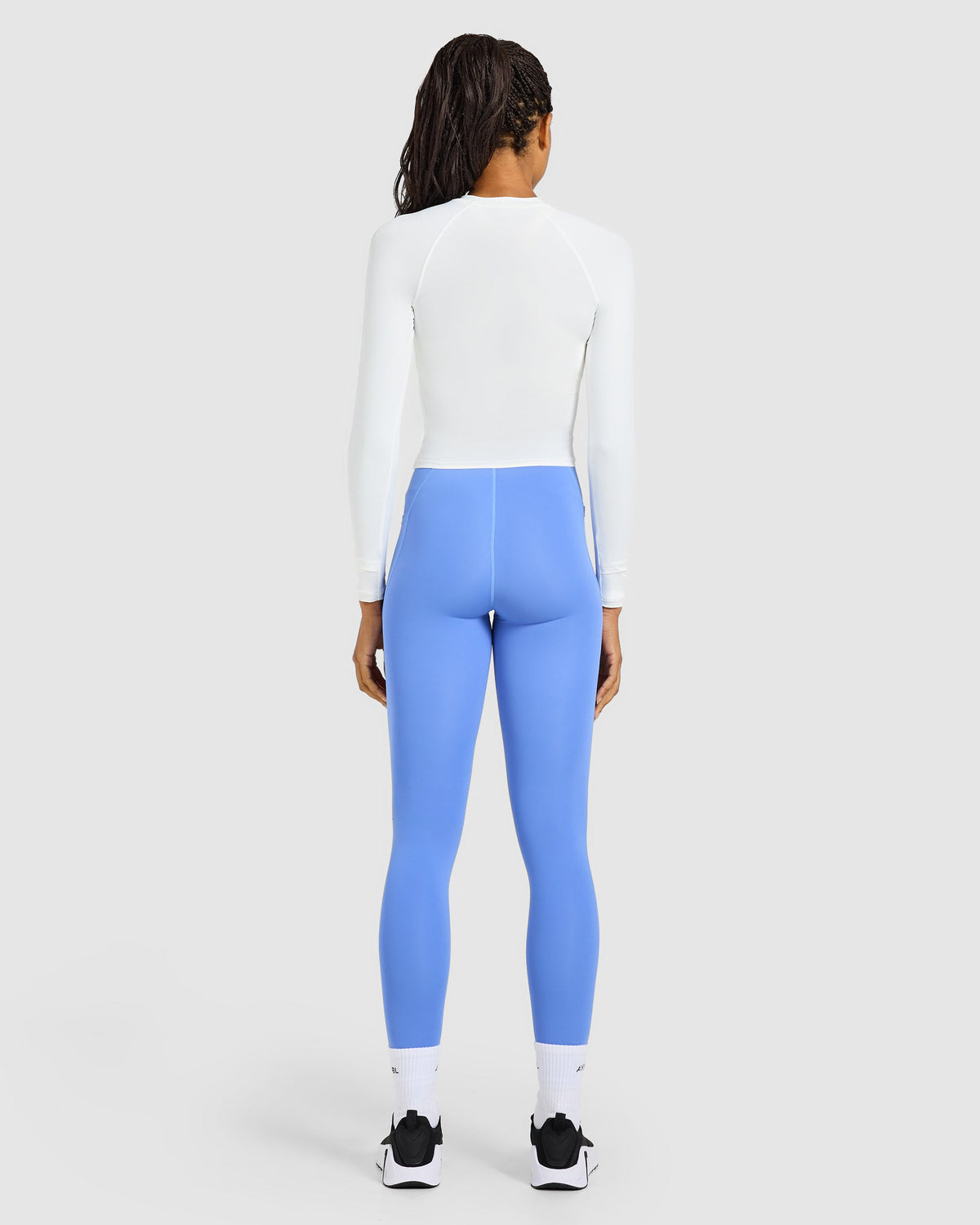 Run Pocket Leggings - Cornflower Bleu