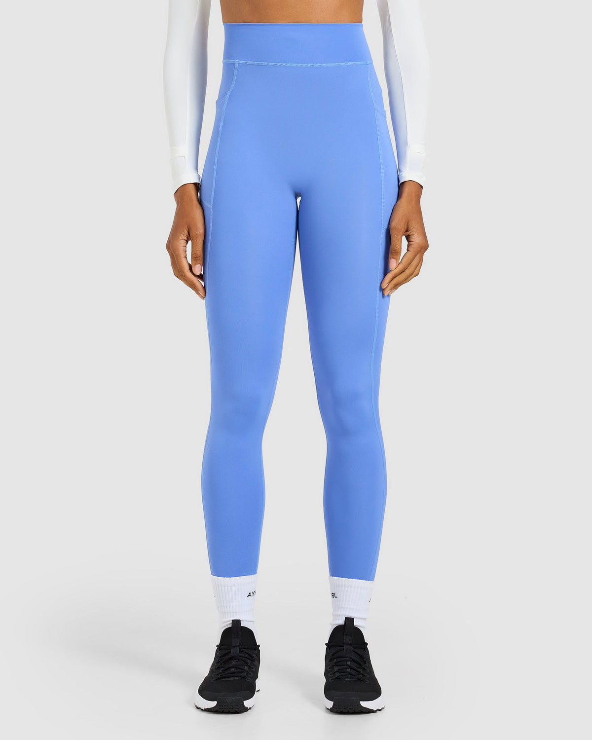 Run Pocket Leggings - Cornflower Bleu