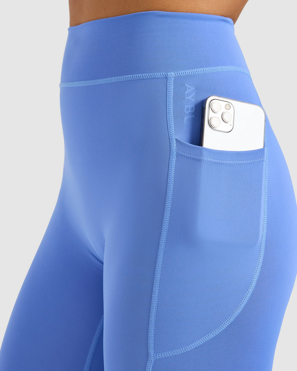 Run Pocket Leggings - Cornflower Bleu