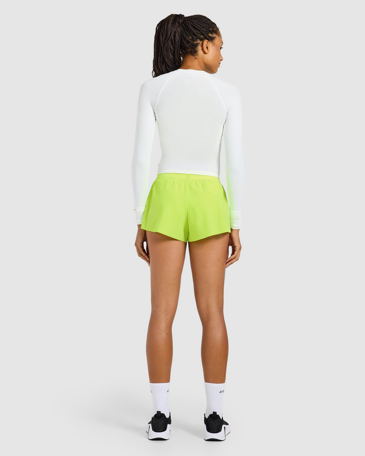 Run Low Rise 3" Shorts - Neon Jaune