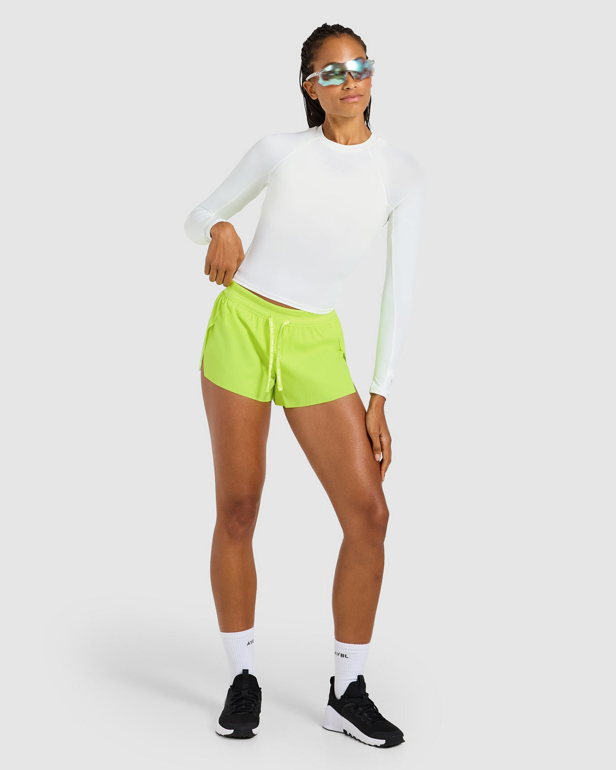 Run Low Rise 3" Shorts - Neon Jaune