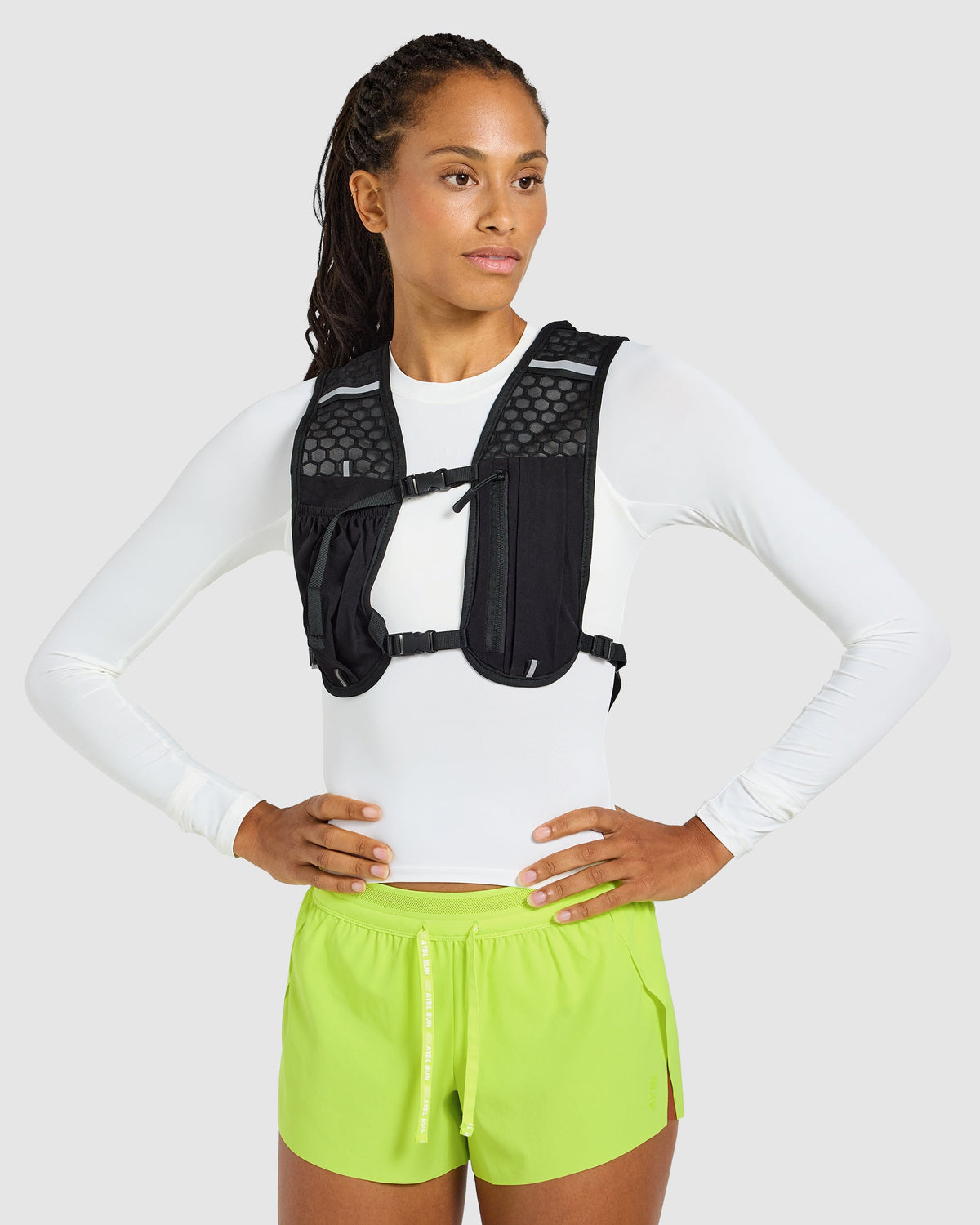 Run Low Rise 3" Shorts - Neon Jaune