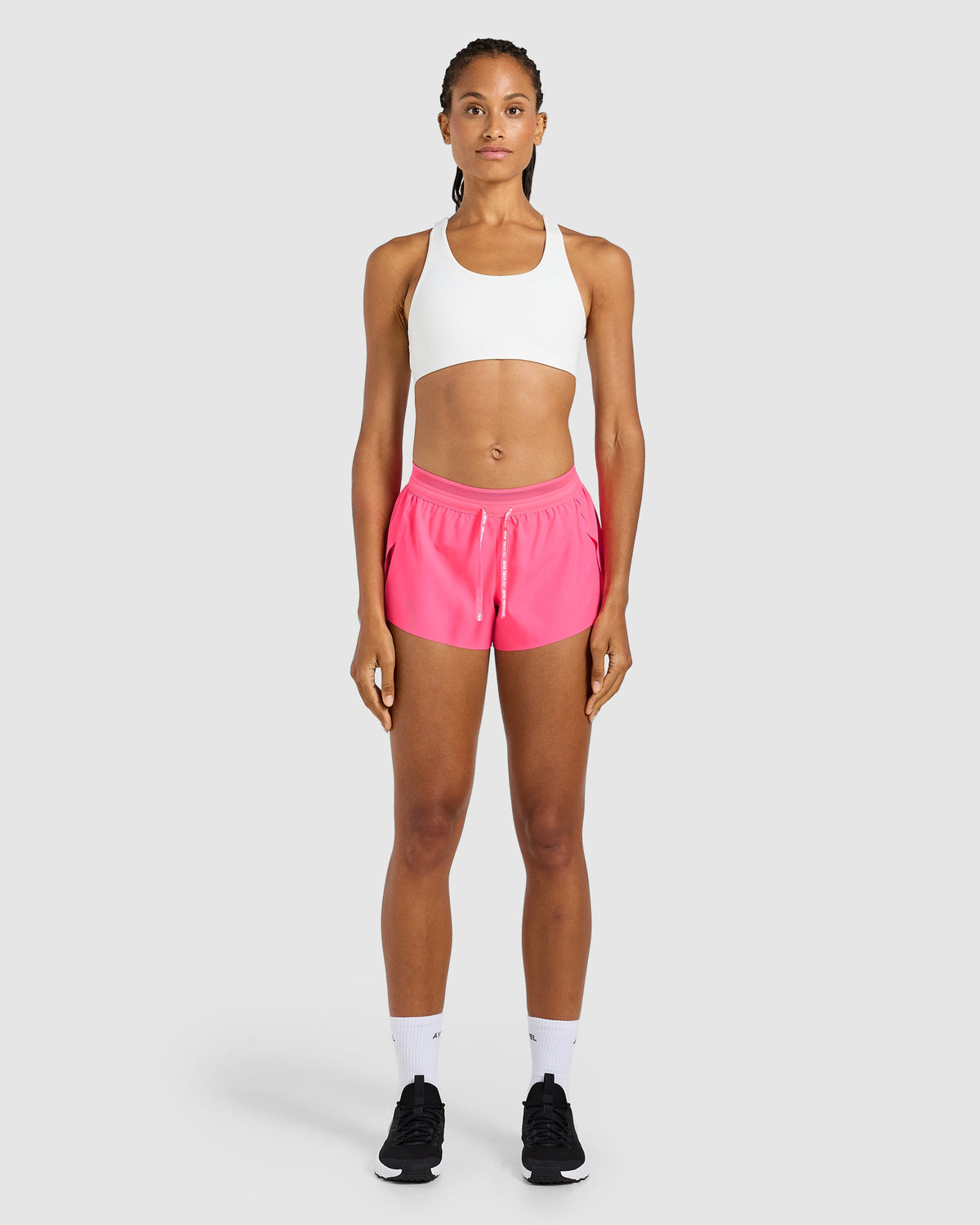 Run Low Rise 3" Shorts - Neon Rose