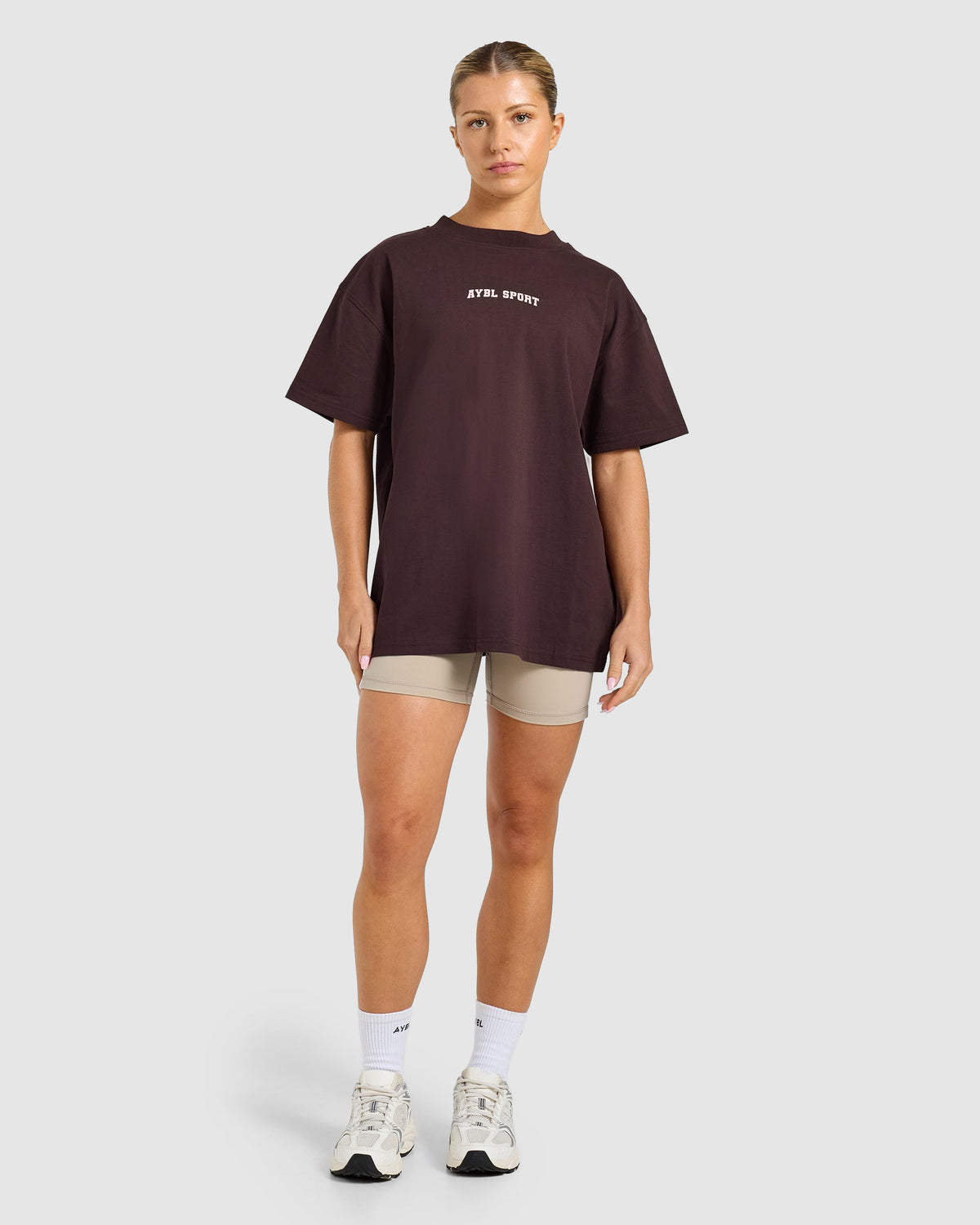 AYBL Campus Division Oversized T Shirt - Cocoa Marron