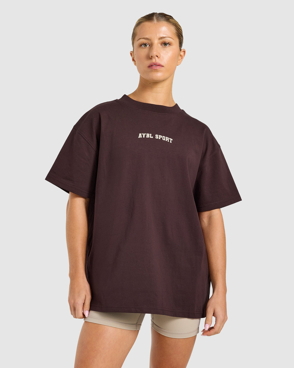 AYBL Campus Division Oversized T Shirt - Cocoa Marron