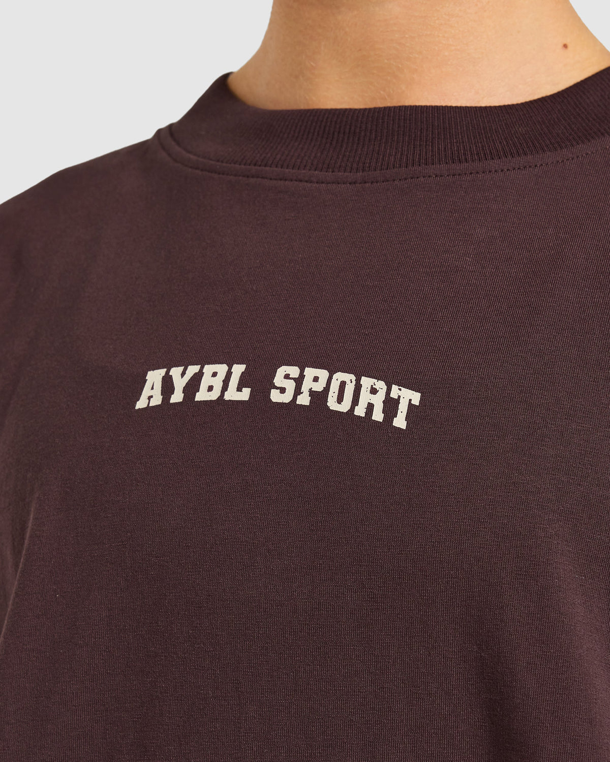 AYBL Campus Division Oversized T Shirt - Cocoa Marron