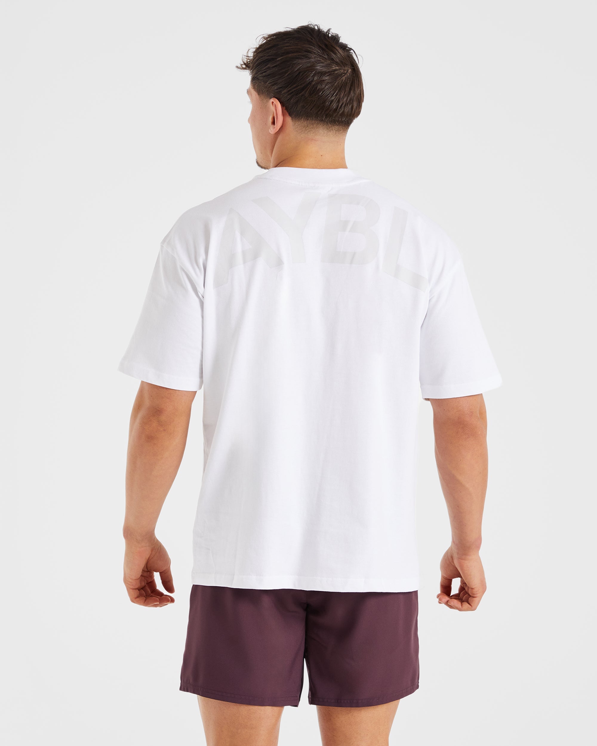 Essential Oversized T Shirt - Blanc