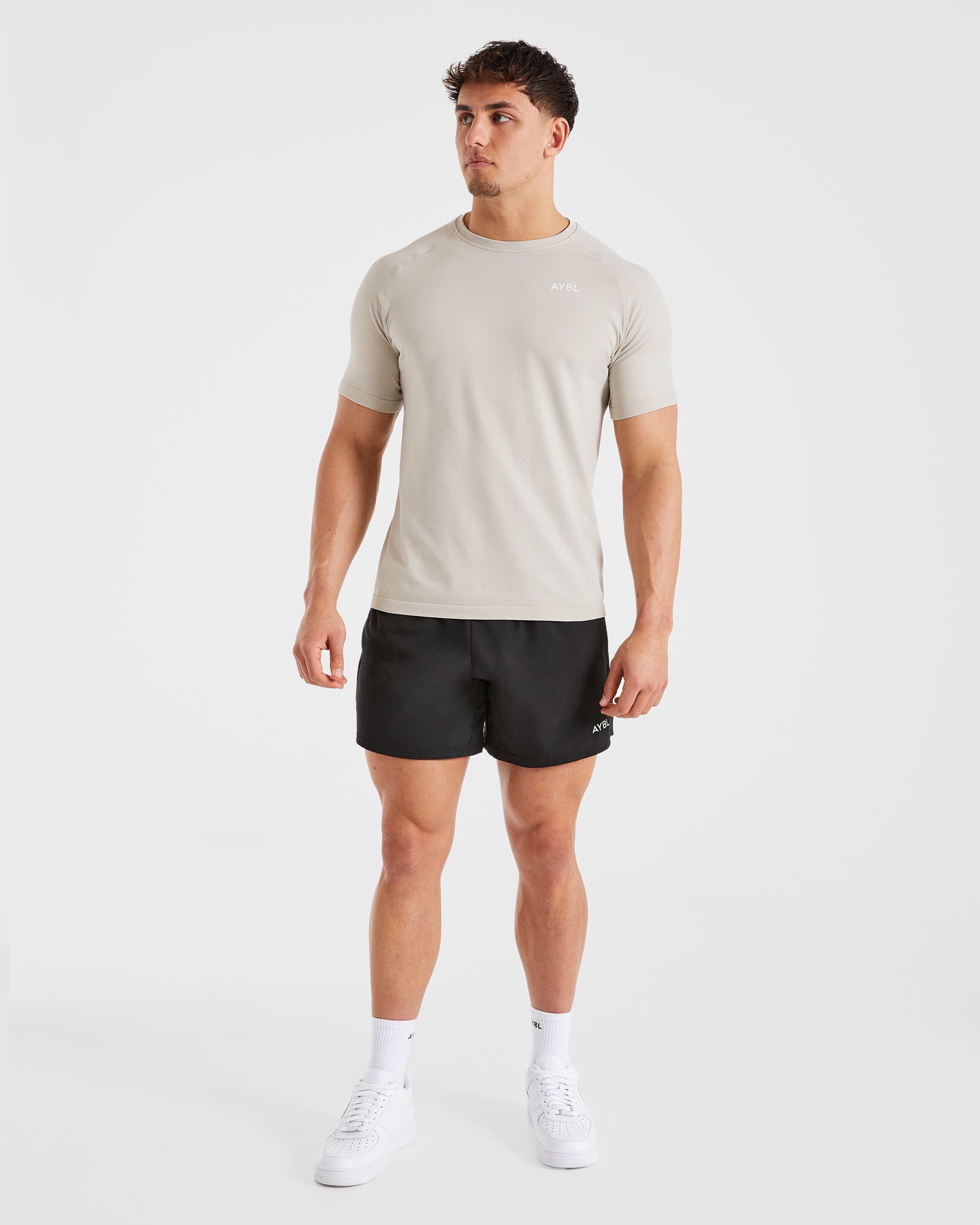 Ascend Seamless T Shirt - Ice Gris
