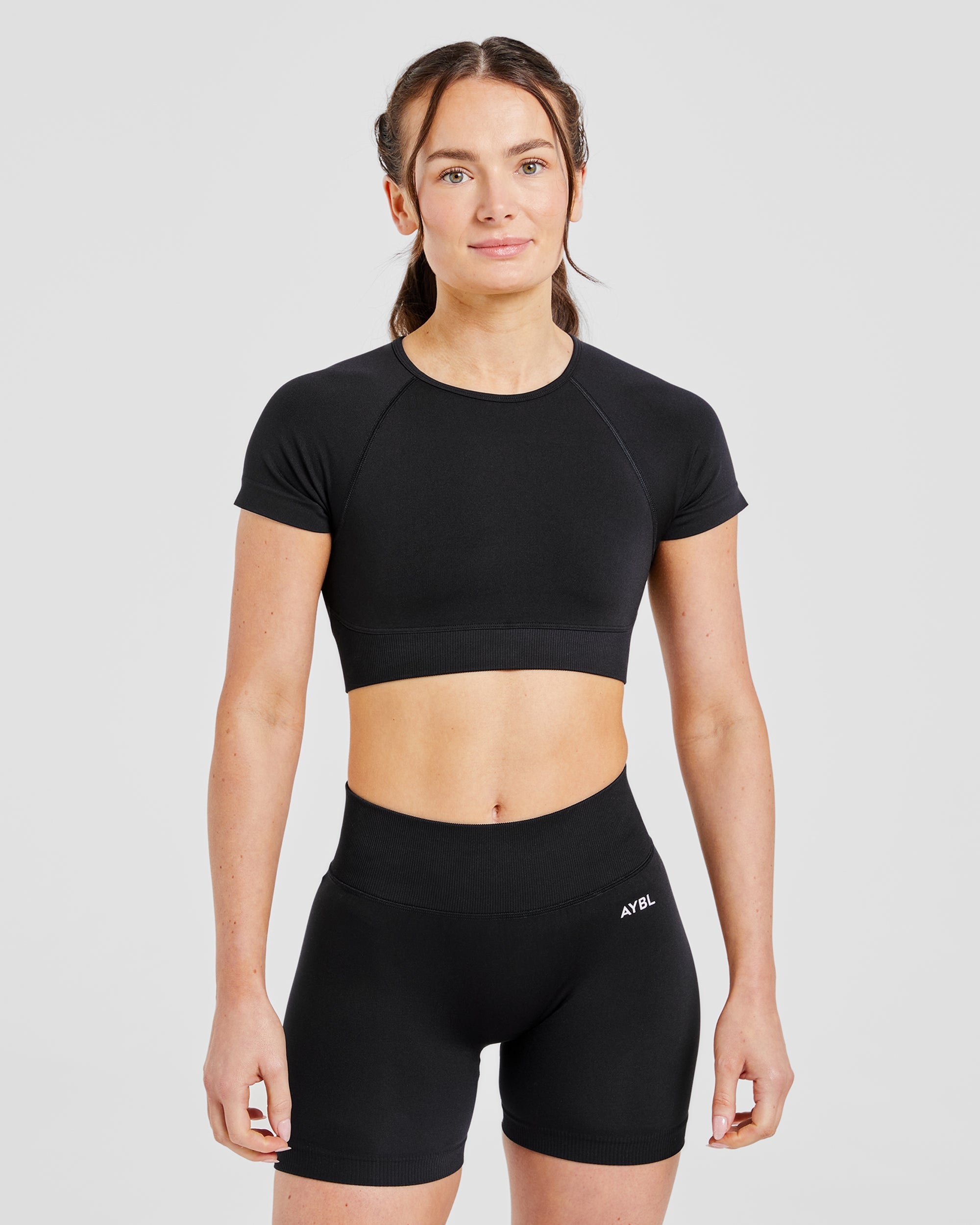 Adapt Seamless Crop Top - Noir