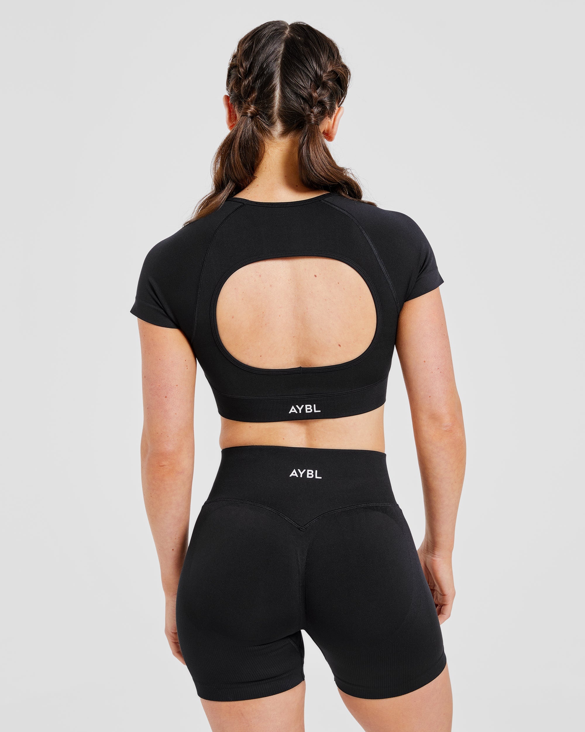 Adapt Seamless Crop Top - Noir