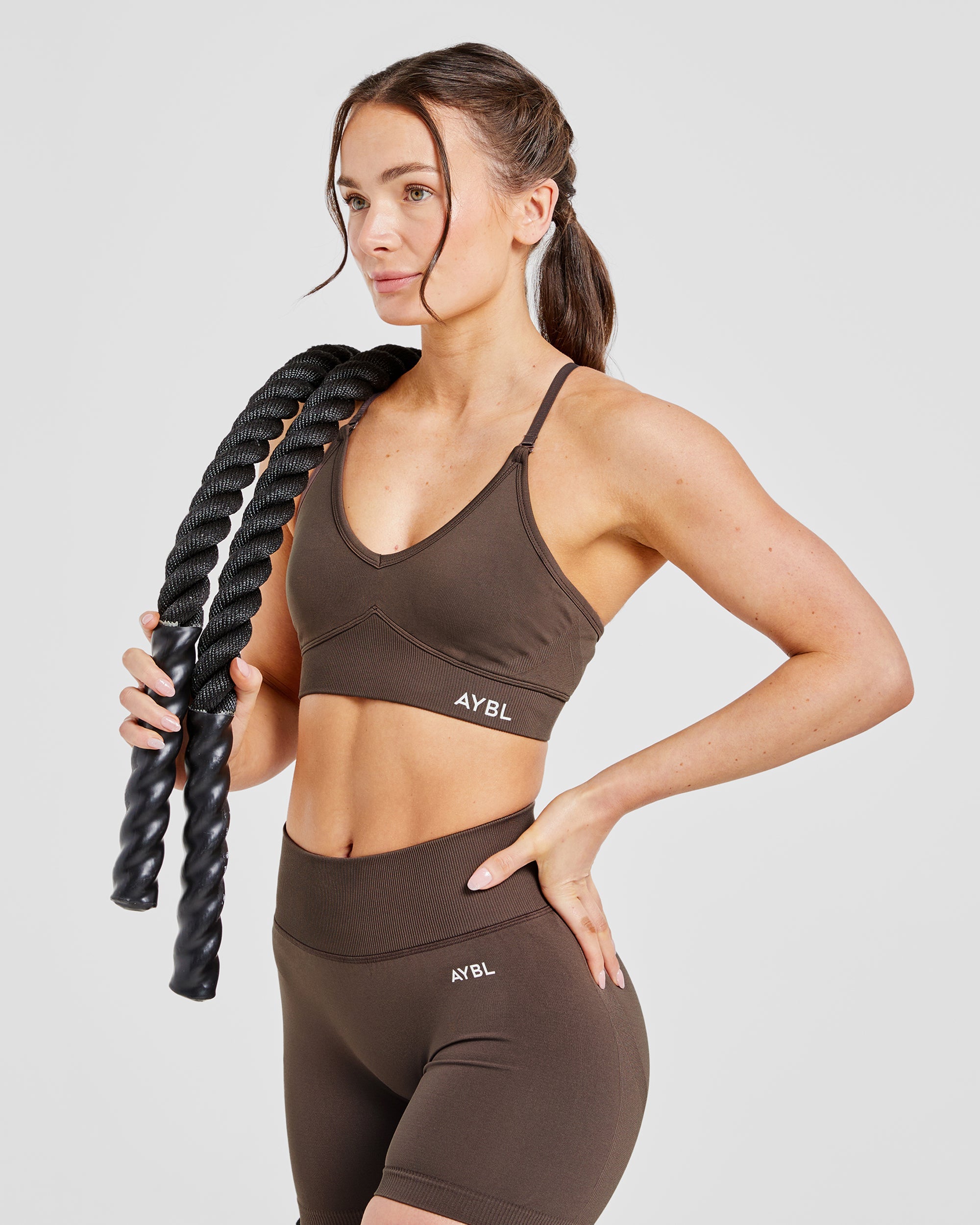 Adapt Seamless Sports Bra - Brun