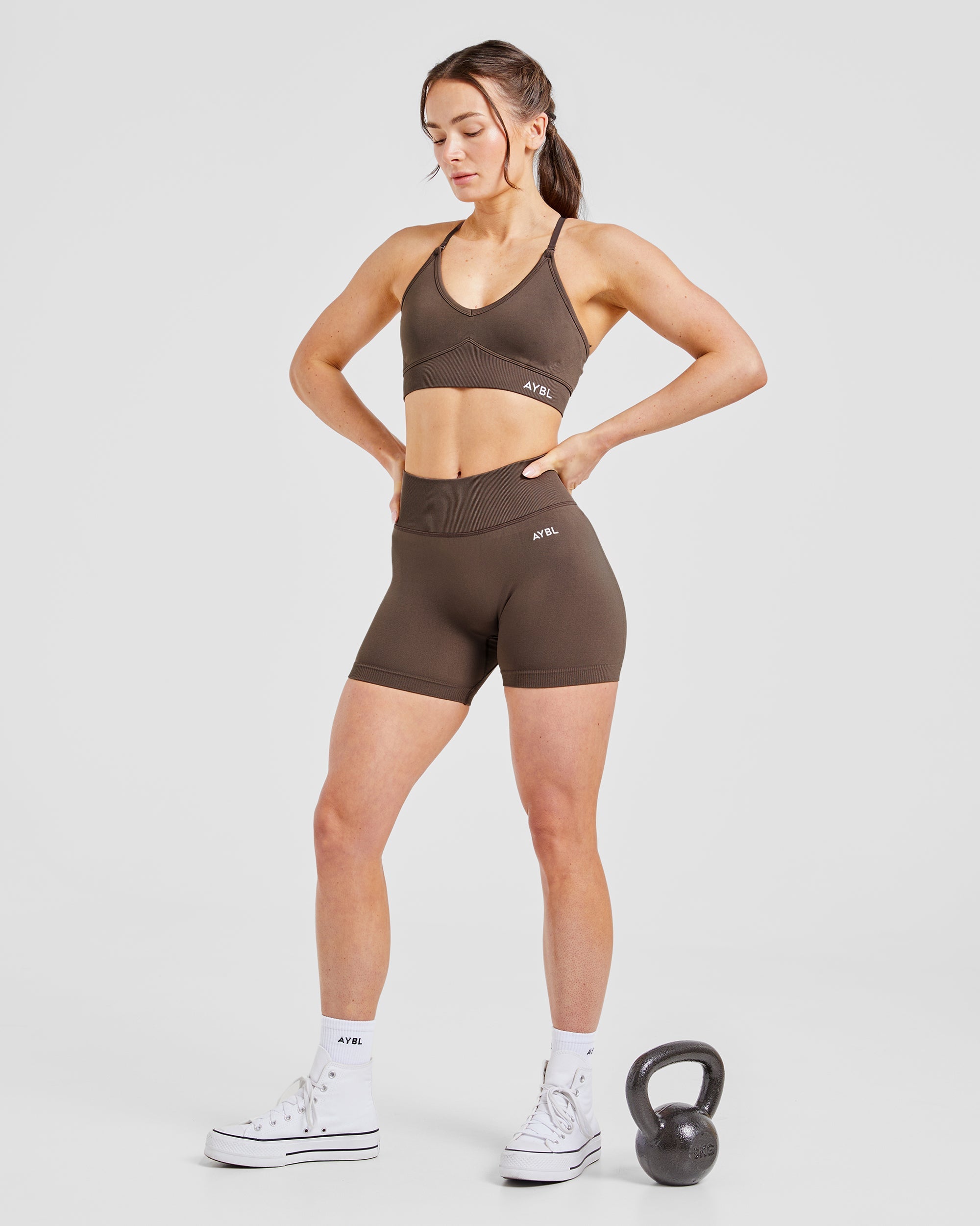 Adapt Seamless Shorts - Brun