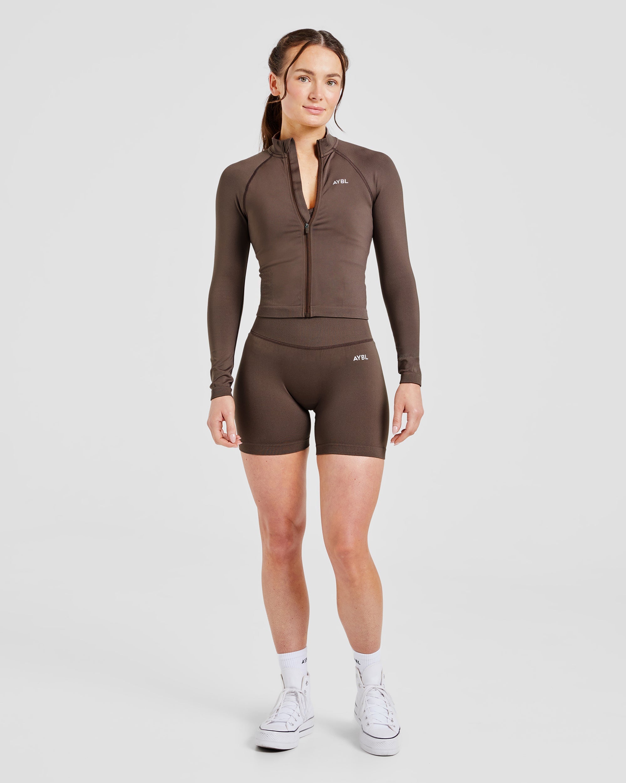 Adapt Seamless Jacket - Brun